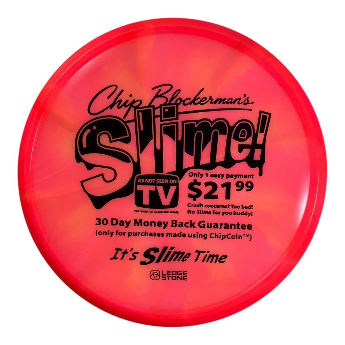 Discraft Slime | Z Swirl | Pink/Black 175g (Brain Earhart) Disc Golf
