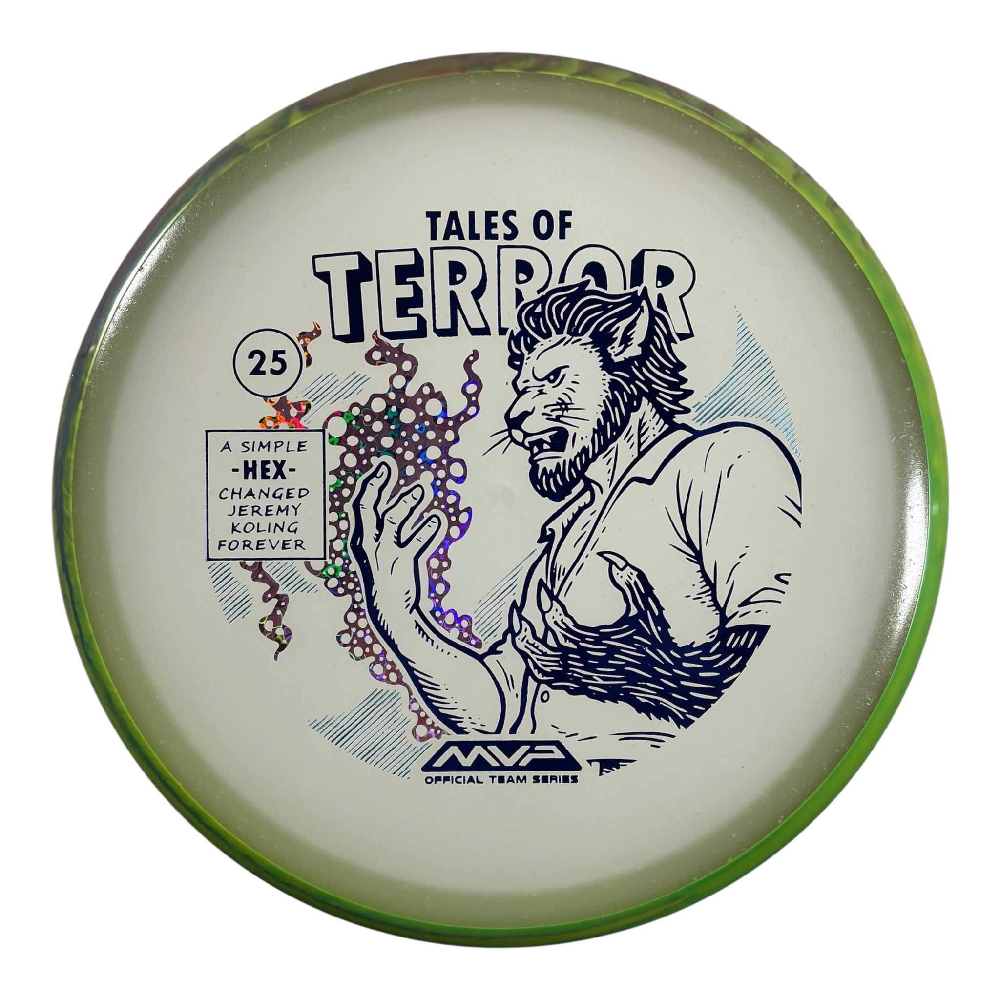 Axiom Discs Hex | Particle Eclipse | Glow/Pink/Green 177g (Jeremy Koling Halloween 2025) Disc Golf