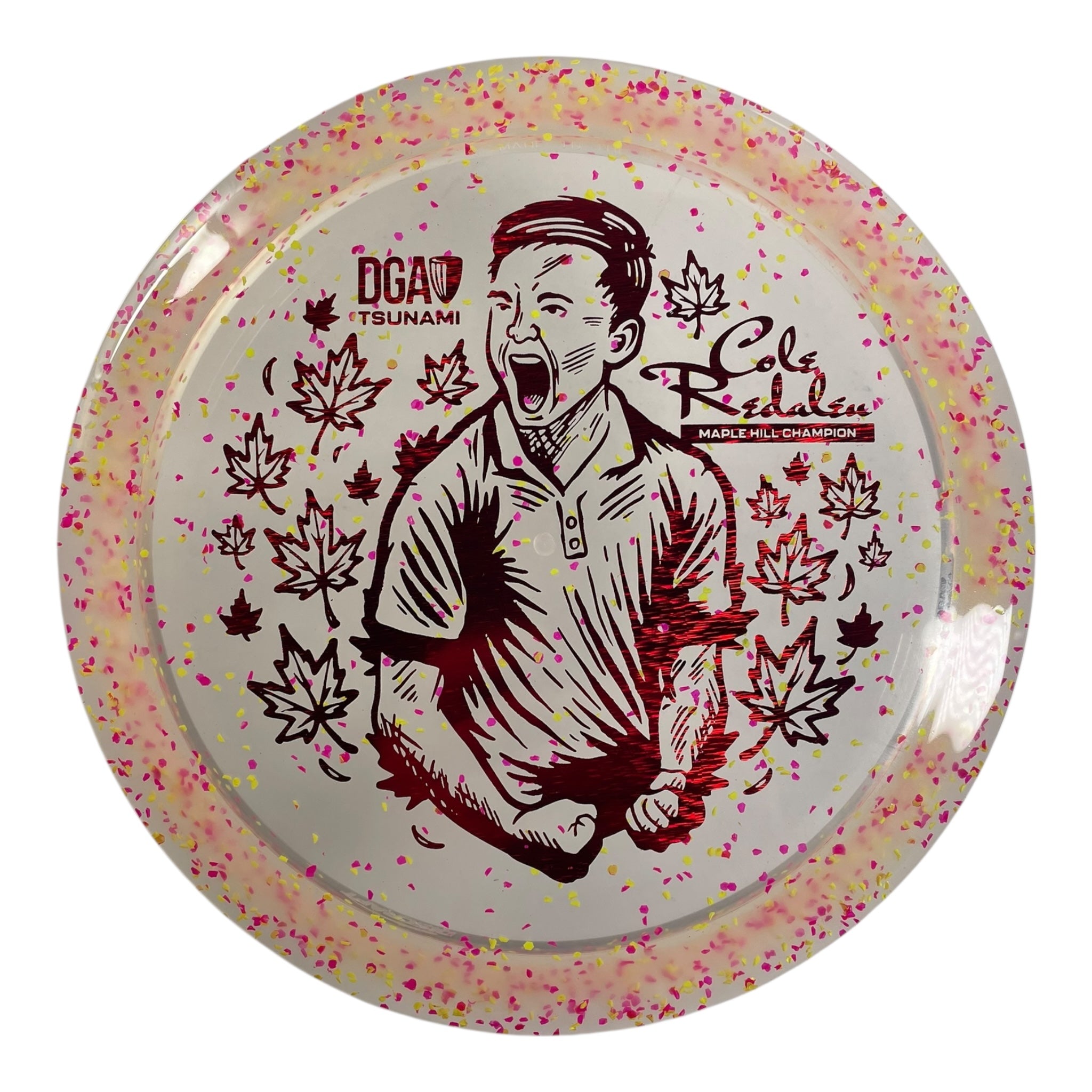 Disc Golf Association Tsunami | Confetti | Pink/Red 174g (Cole Redalen) Disc Golf