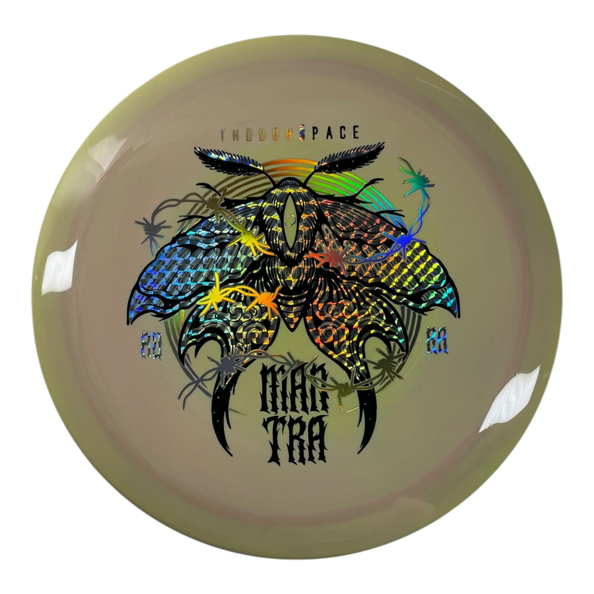 Thought Space Athletics Mantra | Aura | Yellow/Holo 173g Disc Golf