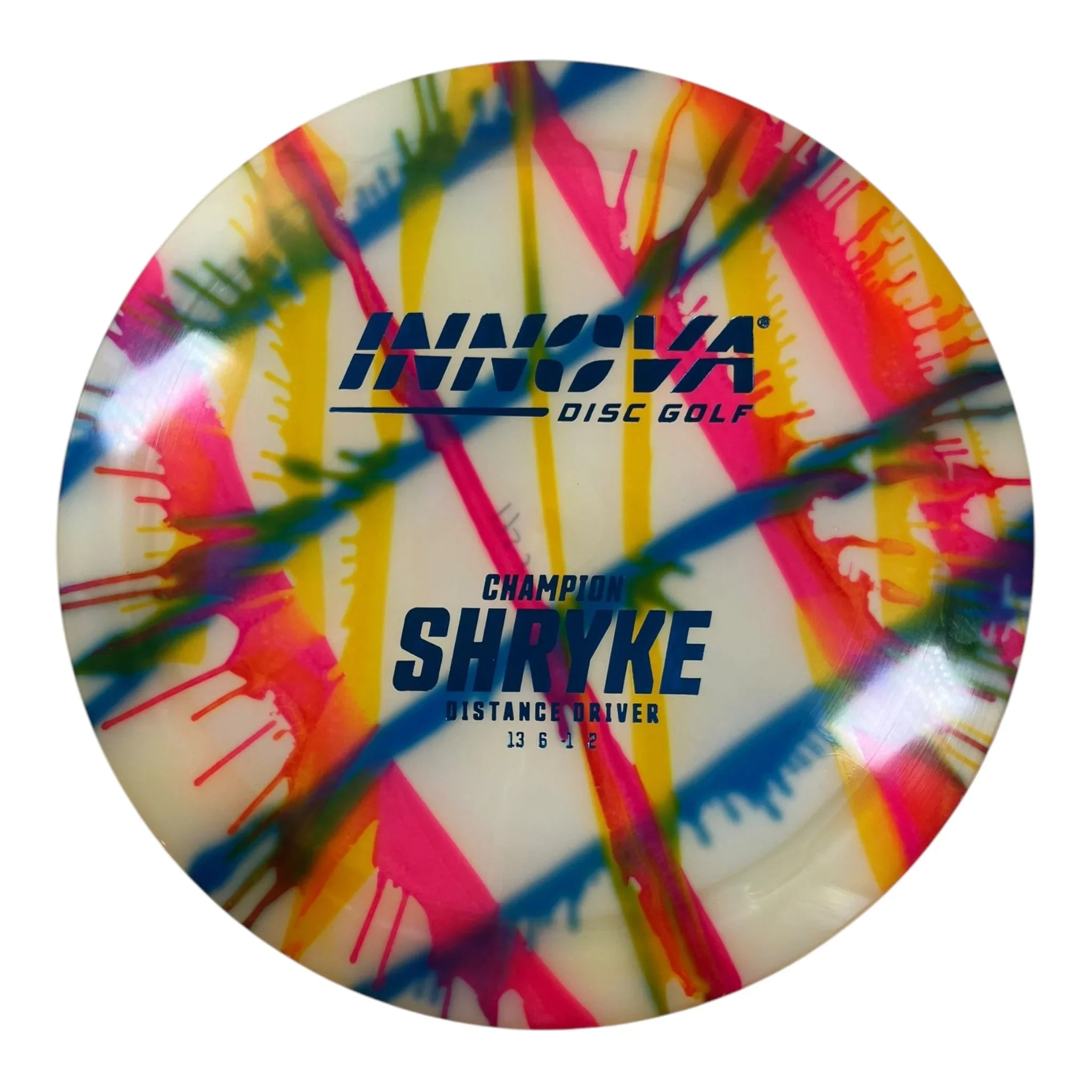 Innova Champion Discs Shryke | Champion I-Dye | Rainbow/Blue 173g Disc Golf
