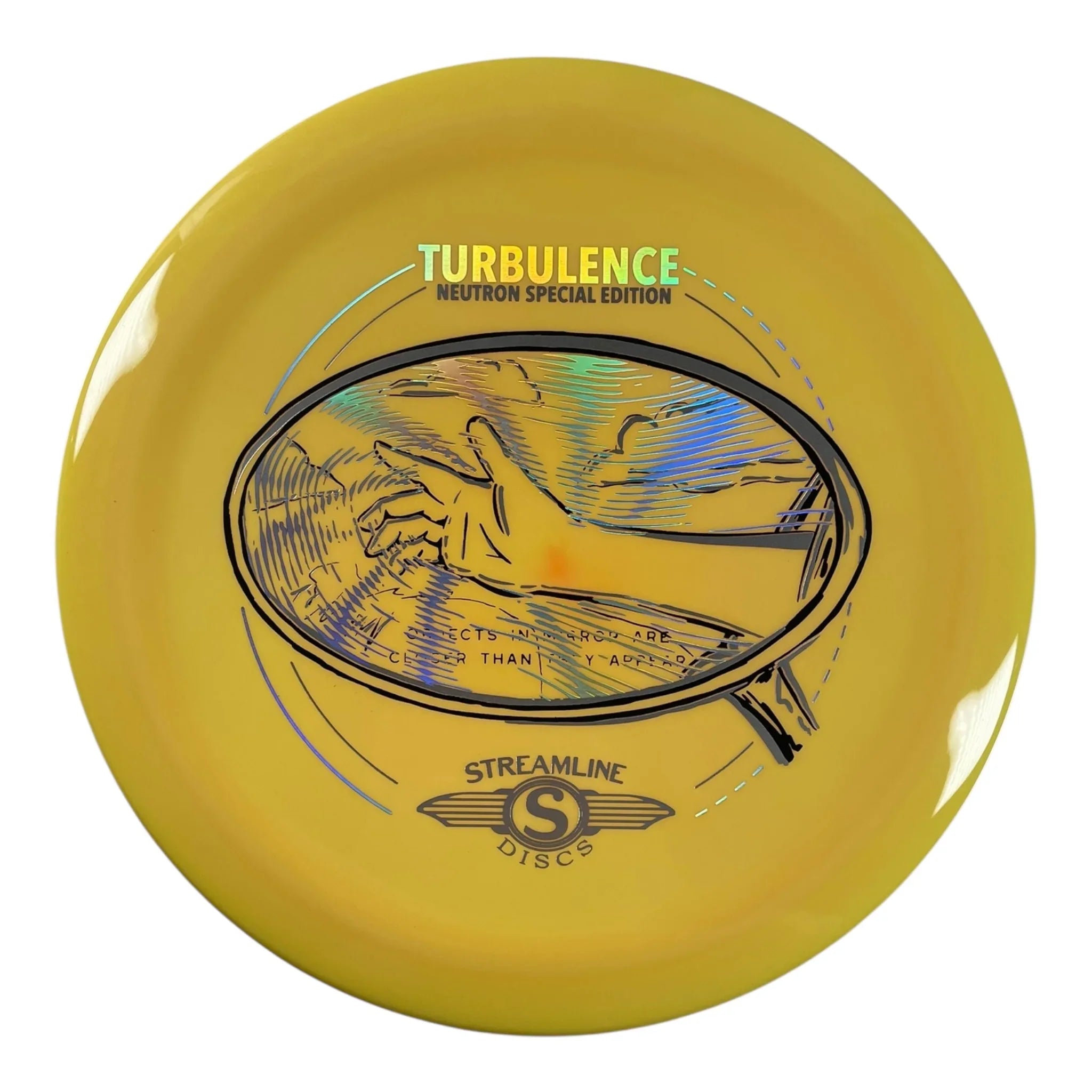 Streamline Discs Turbulence | Neutron | Yellow/Holo 173g (Special Edition) Disc Golf