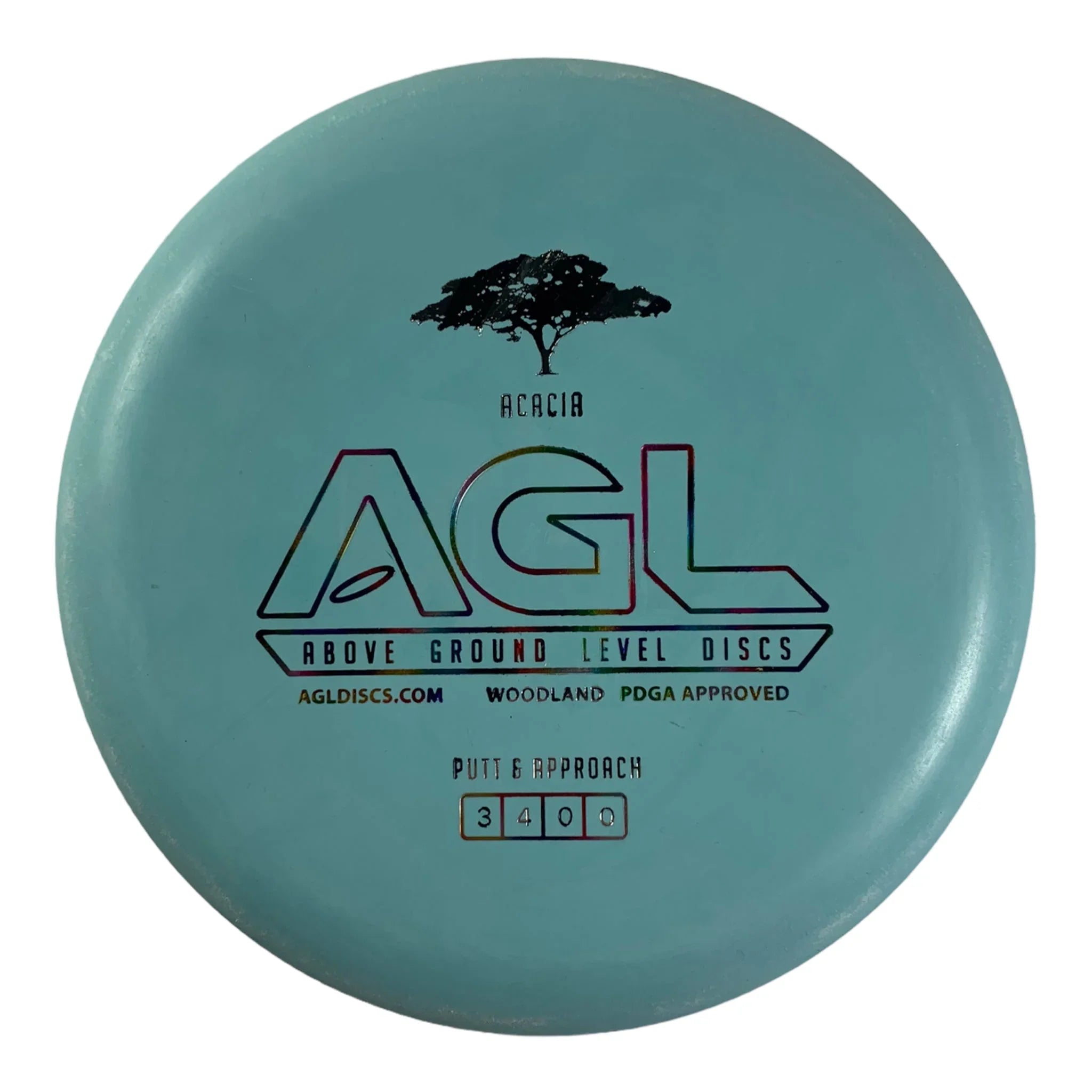 Above Ground Level Acacia | Woodland | Blue/Rainbow 170g Disc Golf