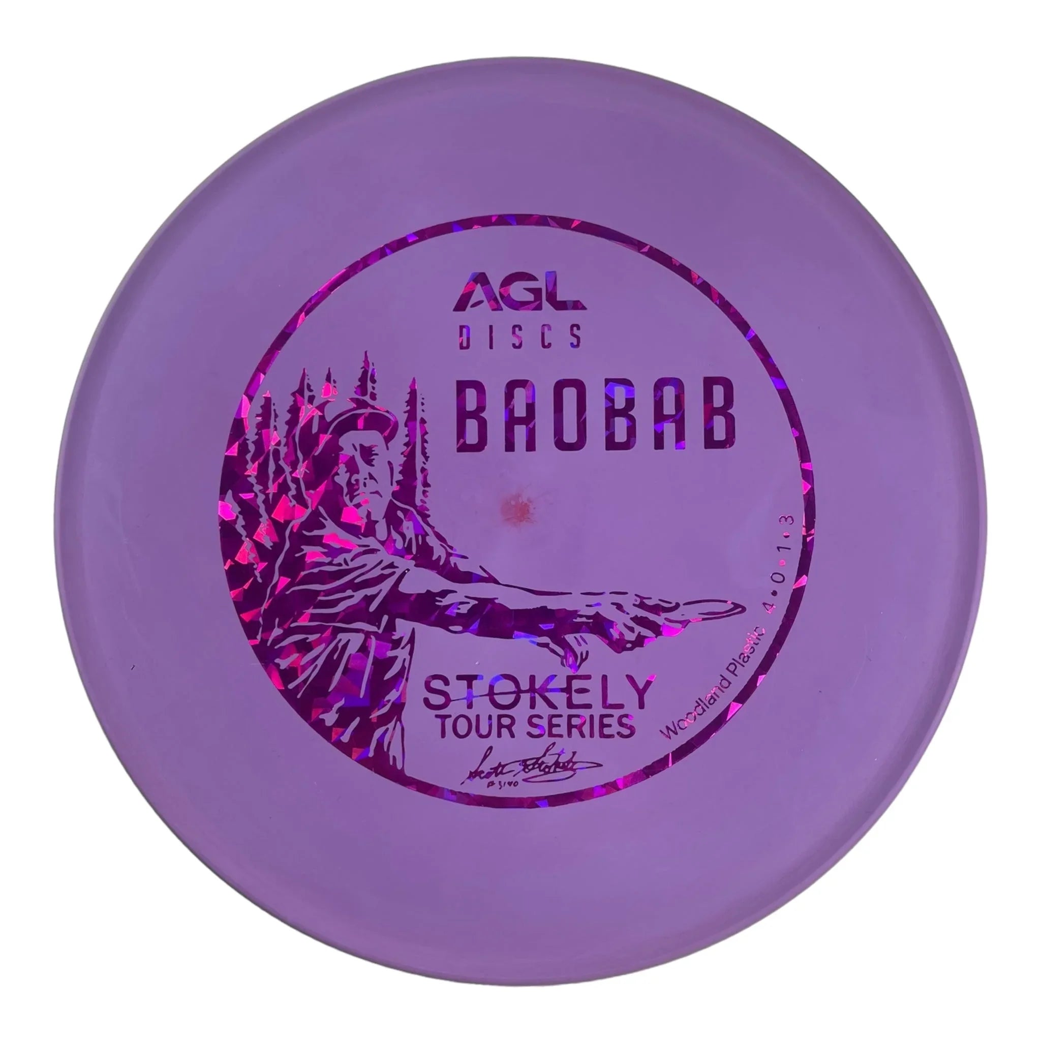 Above Ground Level Baobab | Woodland | Purple/Holo 176g (Scott Stokely) Disc Golf