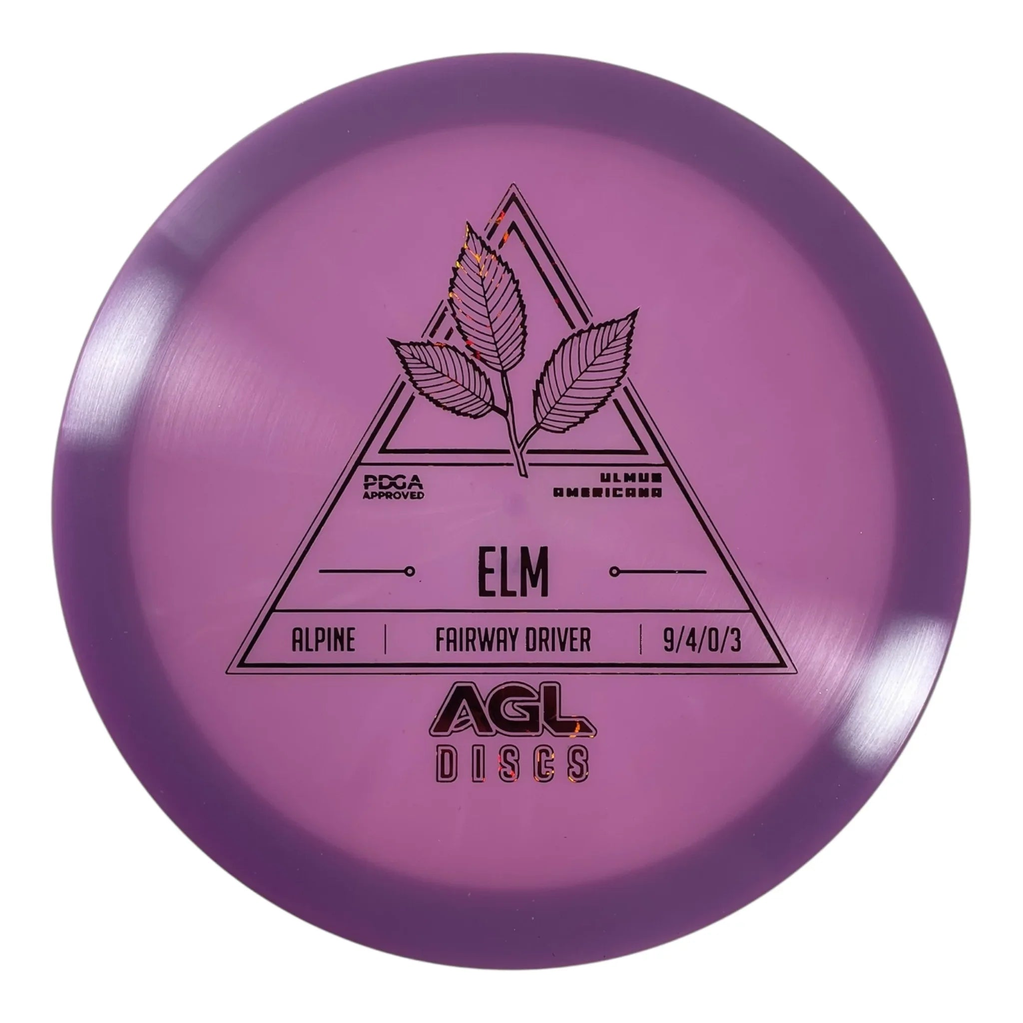 Above Ground Level Elm | Alpine | Purple/Bronze Holo 172g Disc Golf