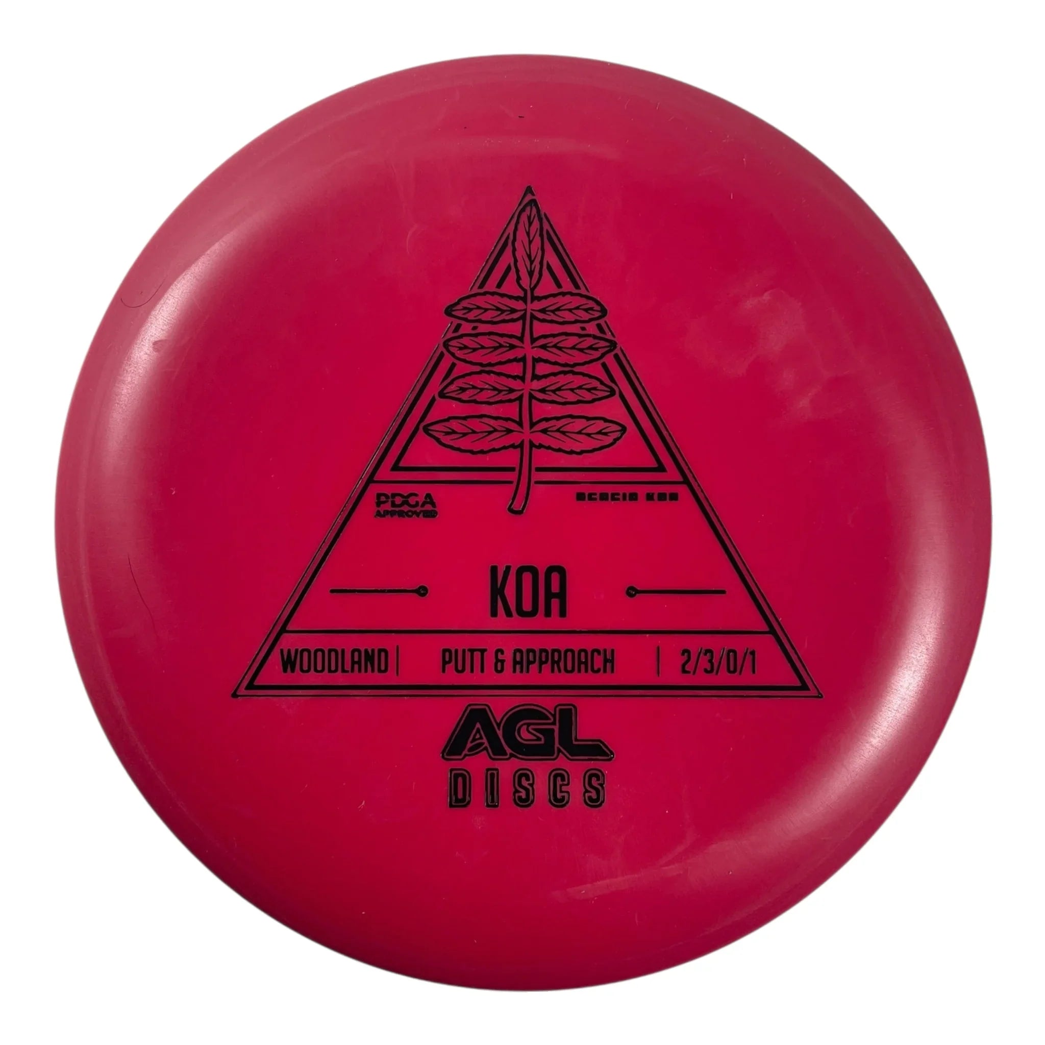 Above Ground Level Koa | Woodland | Red/Black 169g Disc Golf
