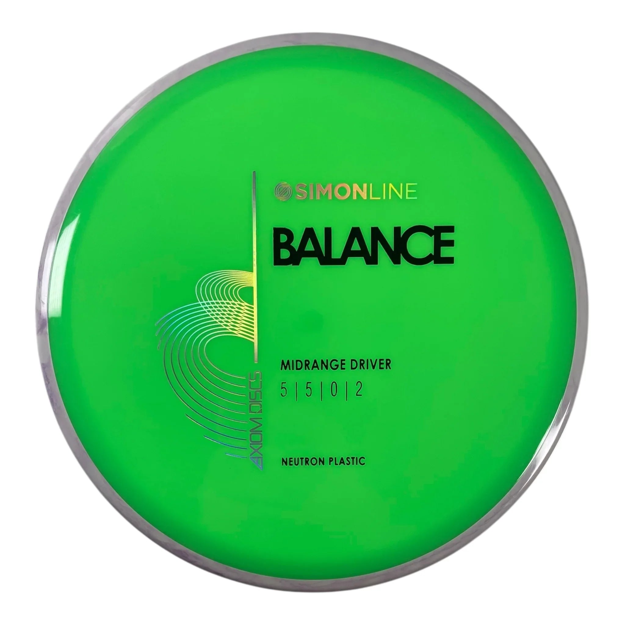 Axiom Discs Balance | Neutron | Green/Purple 176g (Simon Lizotte) Disc Golf