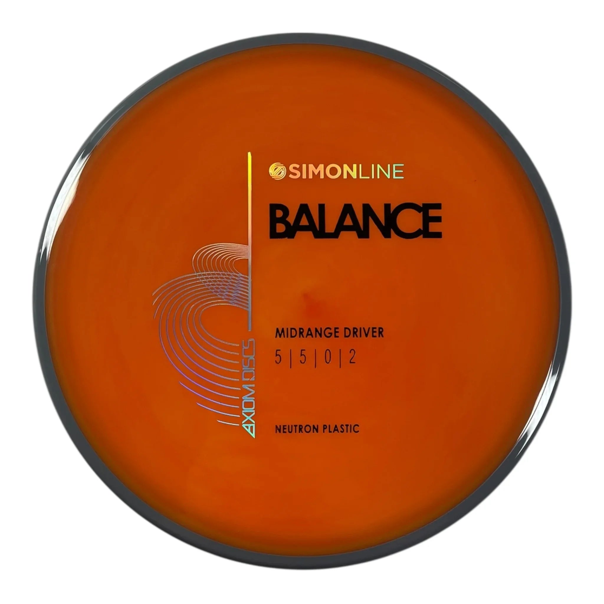 Axiom Discs Balance | Neutron | Orange/Grey 166g (Simon Lizotte) Disc Golf