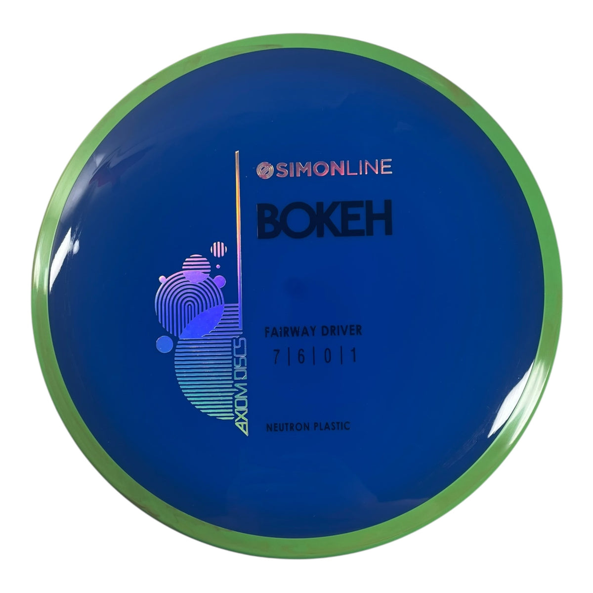 Axiom Discs Bokeh | Neutron | Blue/Green 173-175g Disc Golf