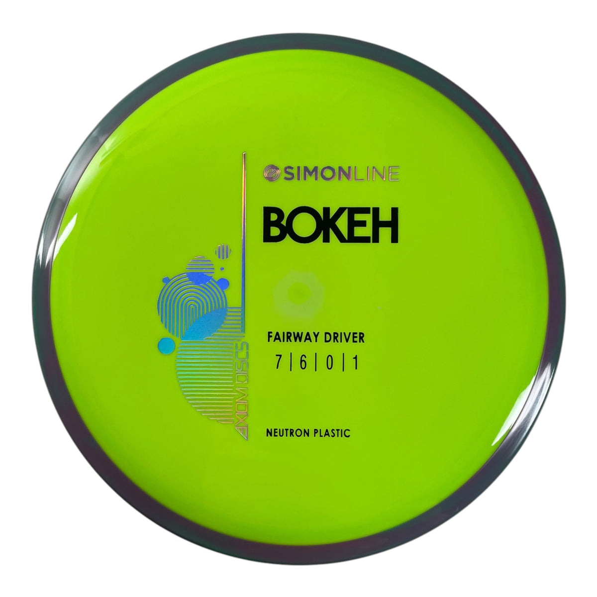 Axiom Discs Bokeh | Neutron | Green/Purple 169g Disc Golf