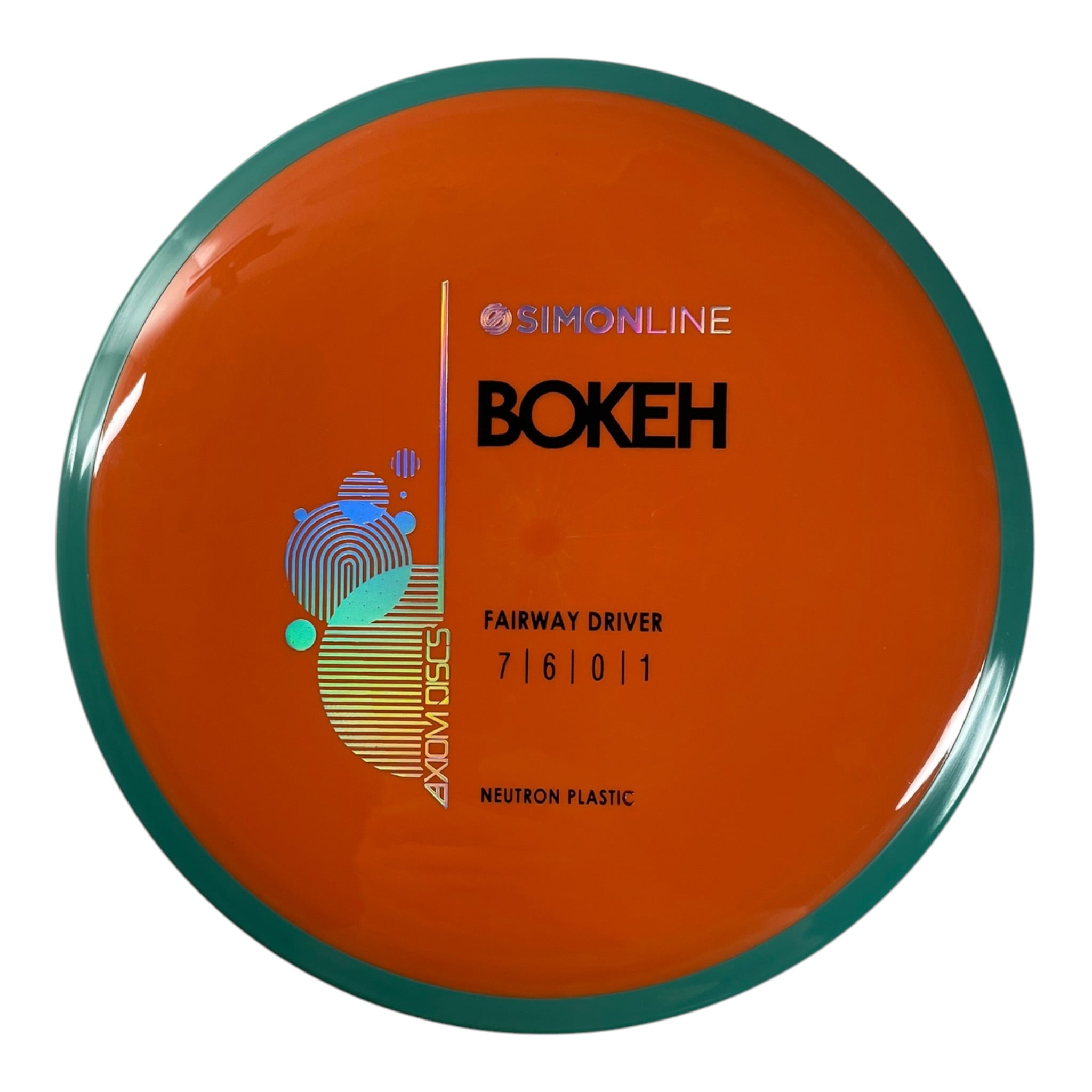 Axiom Discs Bokeh | Neutron | Orange/Teal 168g Disc Golf