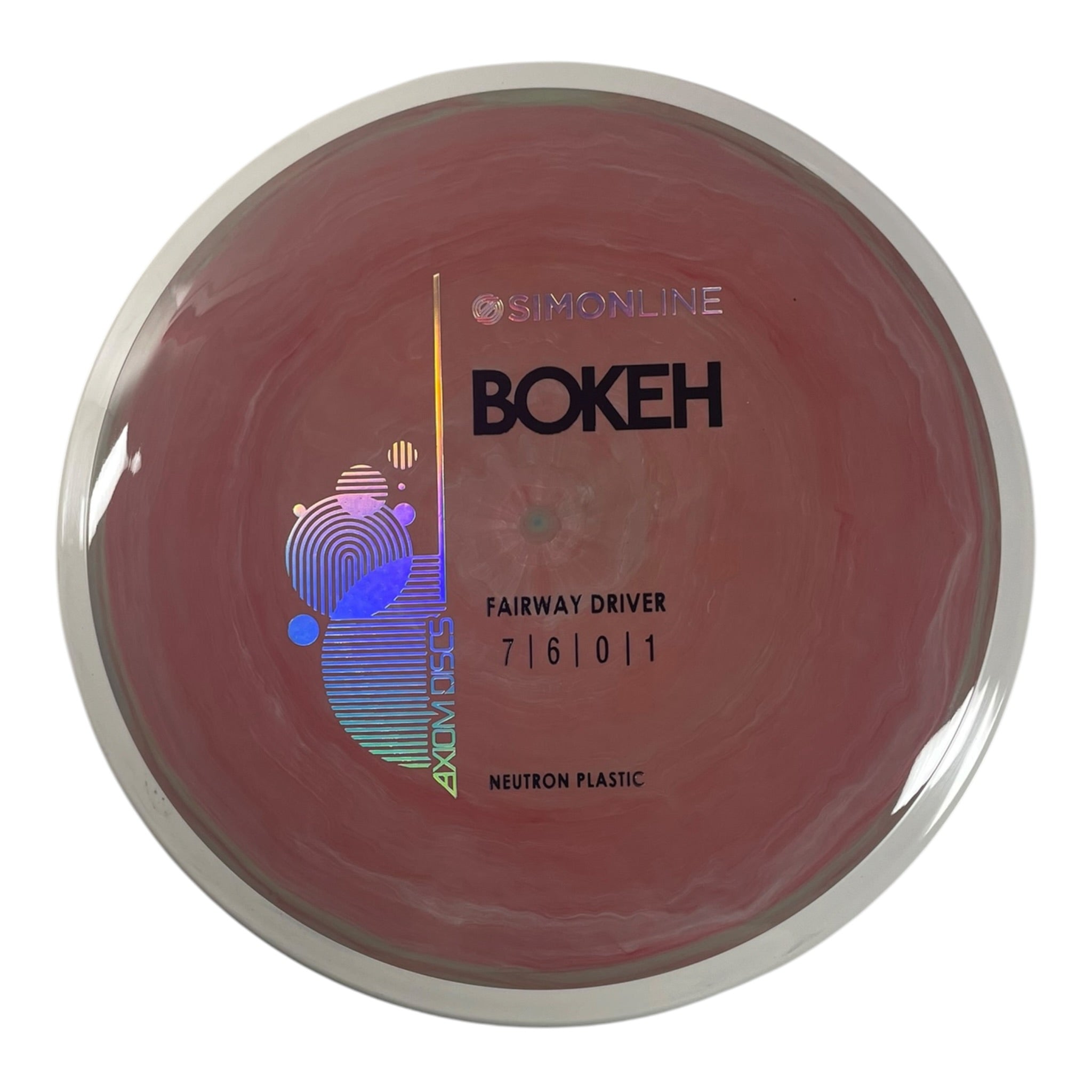 Axiom Discs Bokeh | Neutron | Red/White 167g Disc Golf