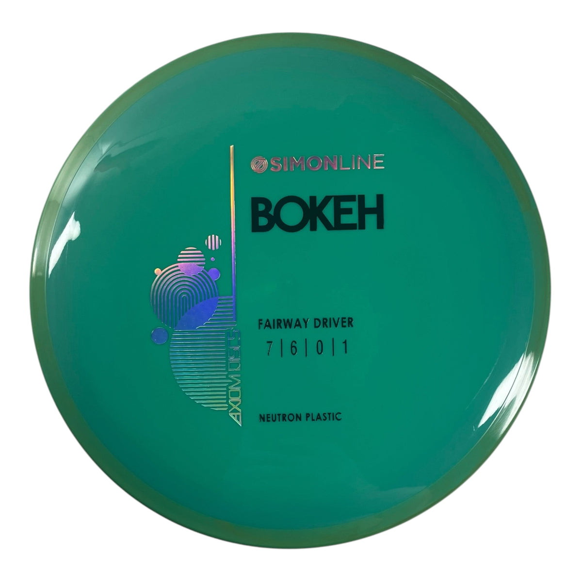 Axiom Discs Bokeh | Neutron | Teal/Green 165-172g Disc Golf