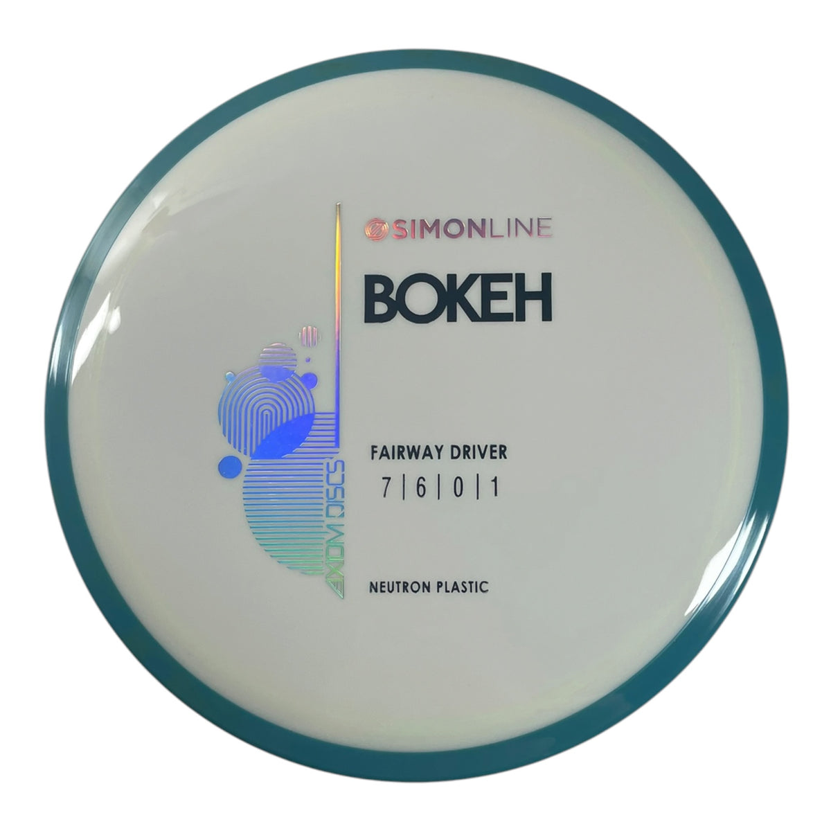 Axiom Discs Bokeh | Neutron | White/Blue 165g Disc Golf