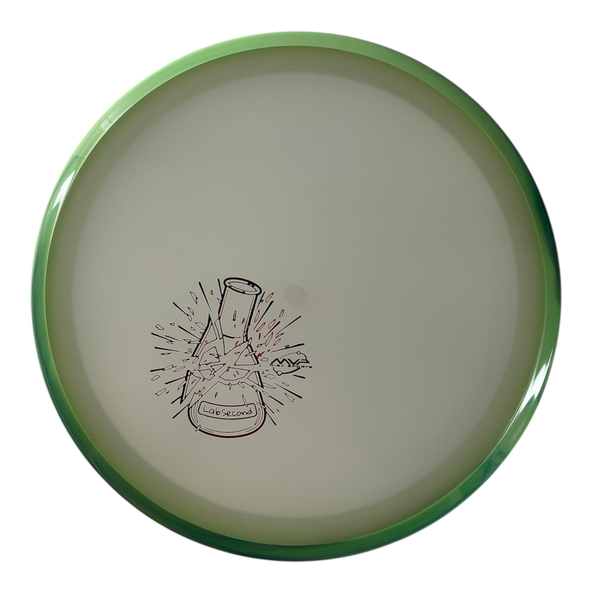 Axiom Discs Crave - Lab Second | Eclipse Color Glow | Purple Glow/Green 174g Disc Golf