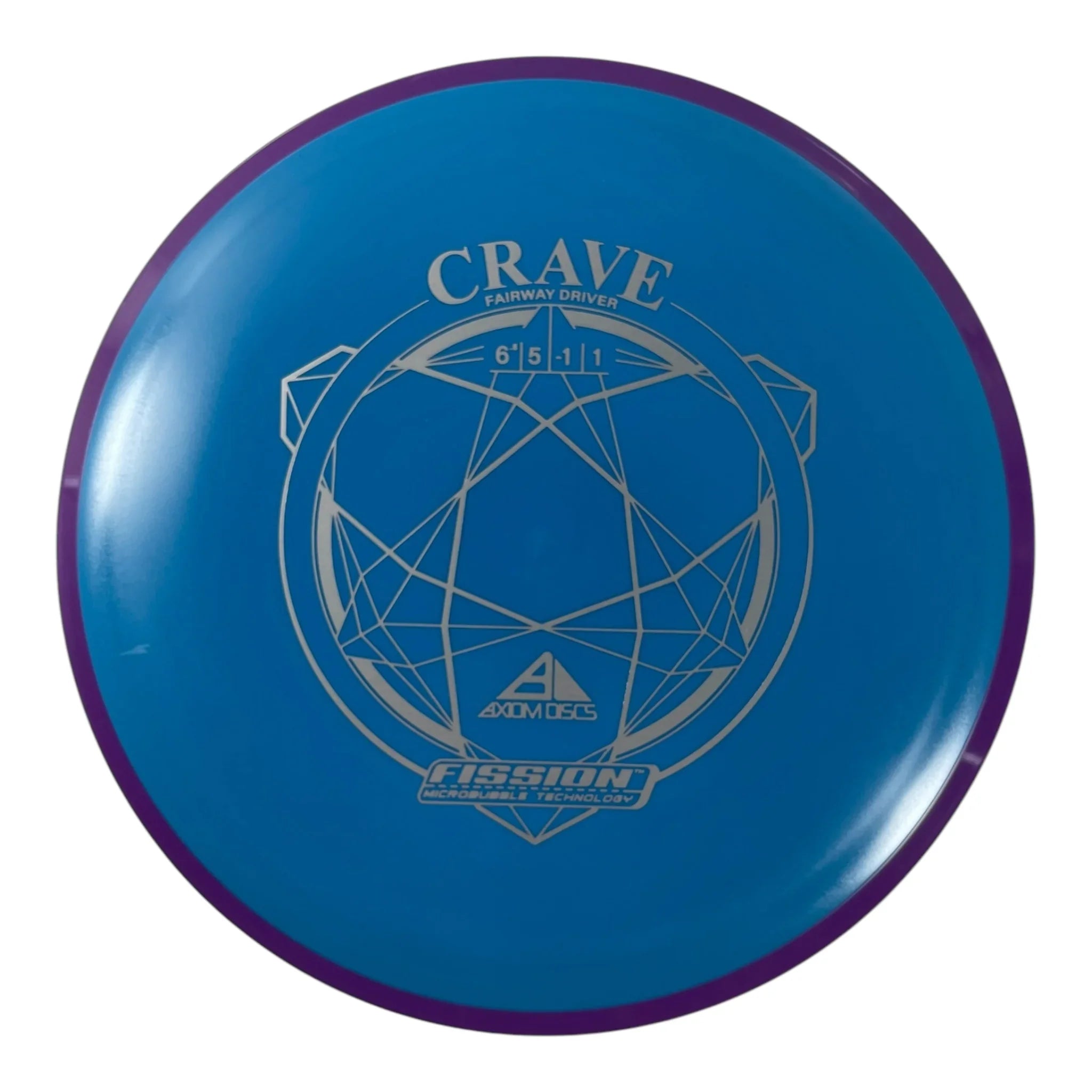 Axiom Discs Crave | Fission | Blue/Purple 151g Disc Golf