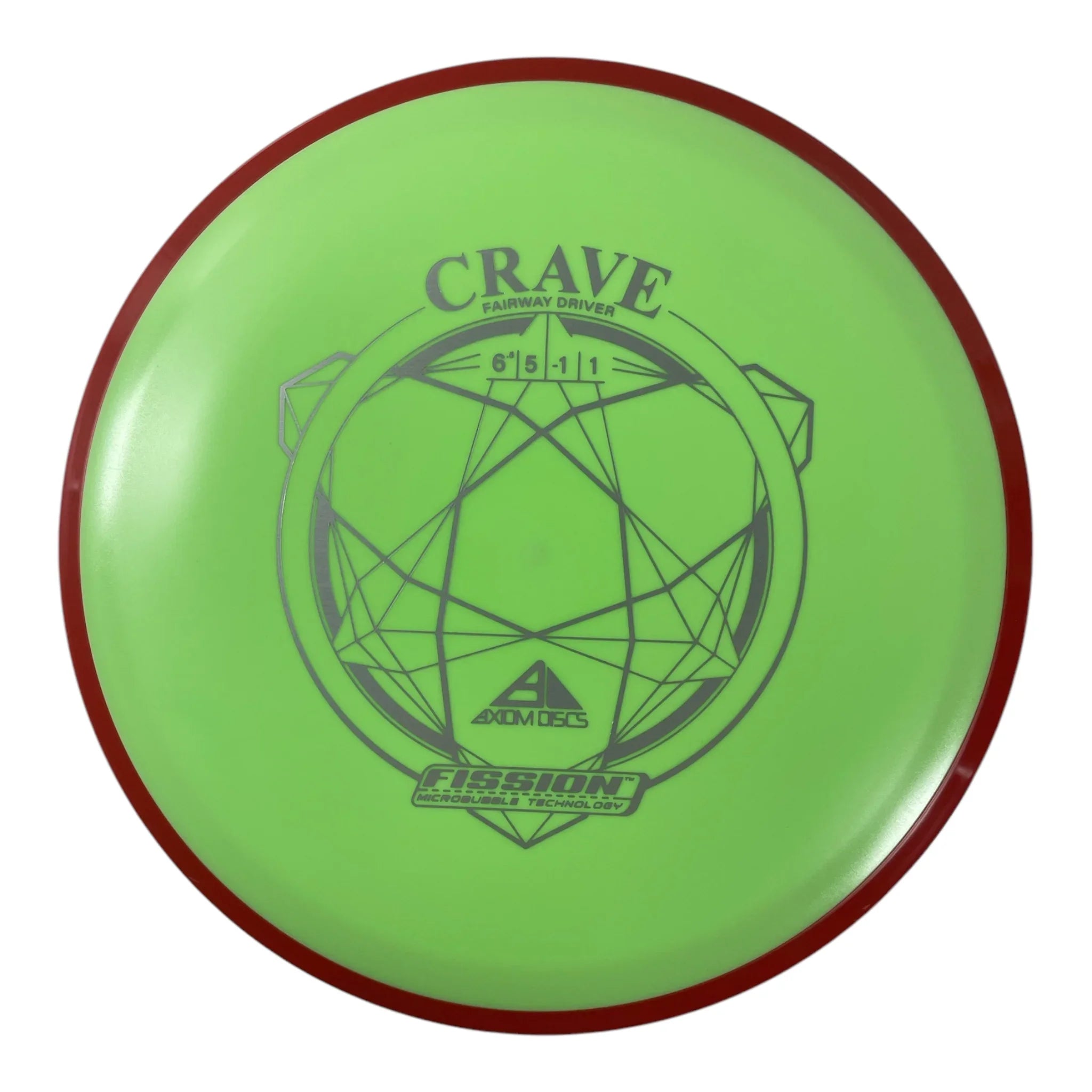 Axiom Discs Crave | Fission | Green/Red 159-166g Disc Golf