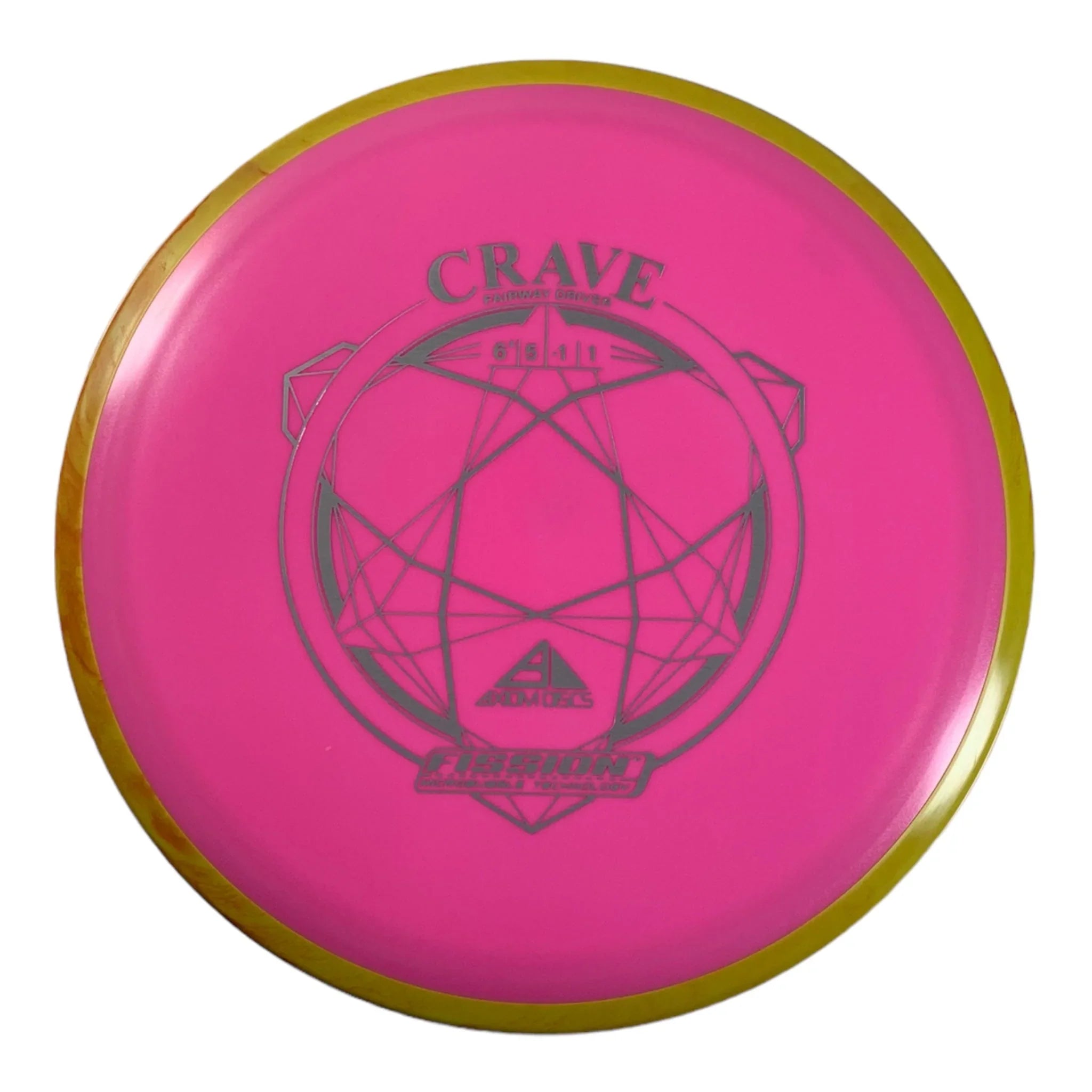 Axiom Discs Crave | Fission | Pink/Orange 160g Disc Golf