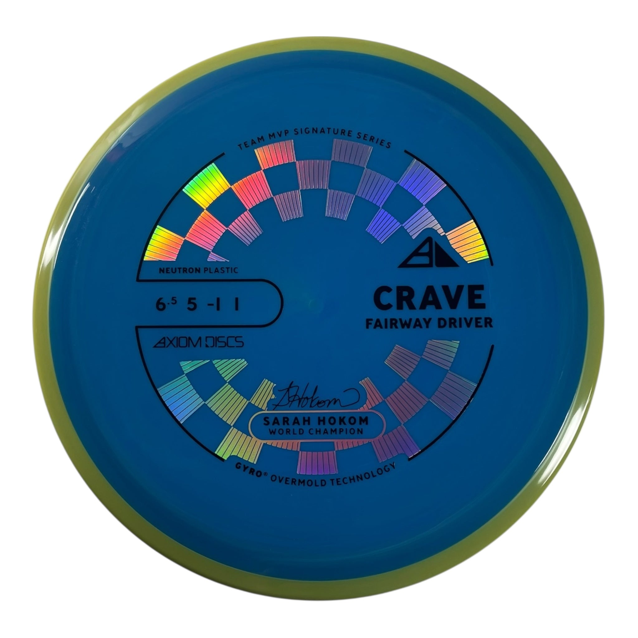 Axiom Discs Crave | Neutron | Blue/Yellow 169g (Project Lab Coat) Disc Golf