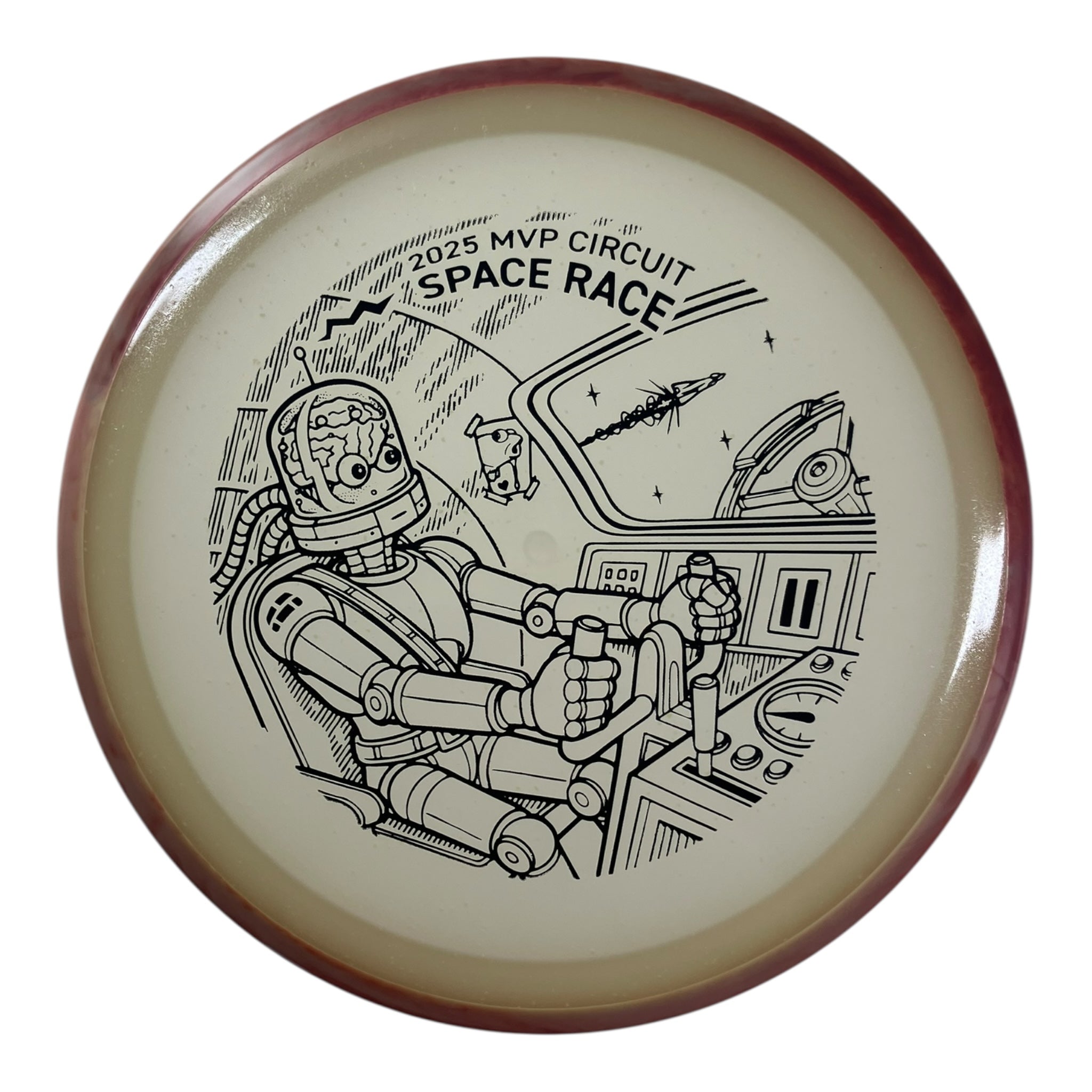 Axiom Discs Crave | Particle Eclipse | Blue Glow/Brown 173g (Space Race 2025) Disc Golf