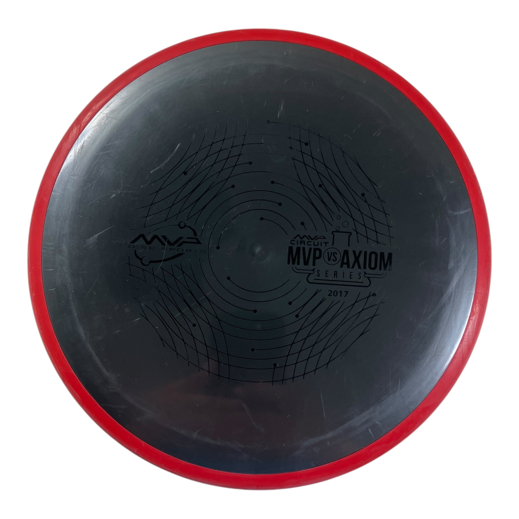 Axiom Discs Crave - Used Fair | Neutron | Grey/Red 173g (Patent Pending MVP vs. Axiom 2017) Disc Golf
