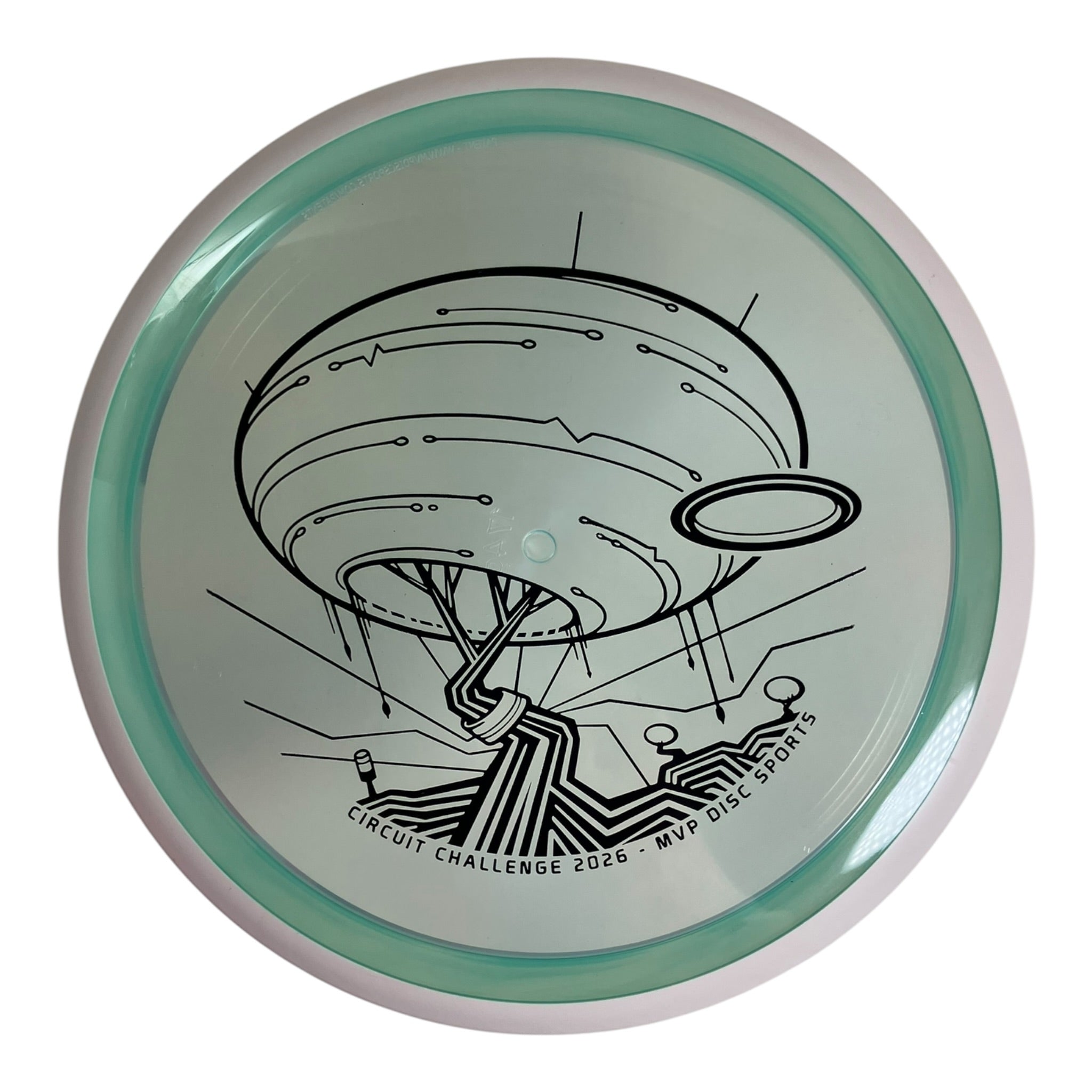 Axiom Discs Cypher | Proton | Light Blue/White 173-174g (Circuit Challenge) Disc Golf