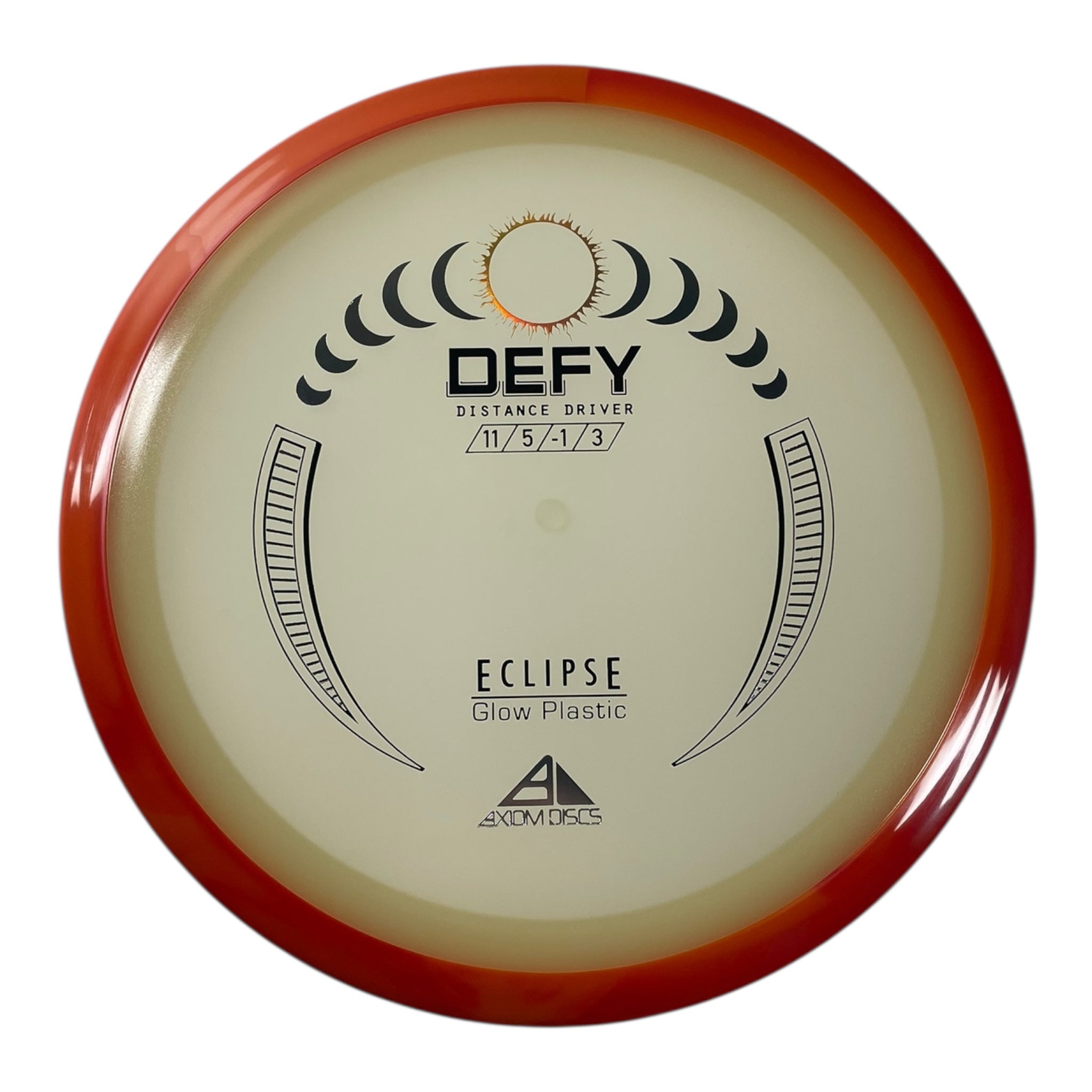 Axiom Discs Defy | Eclipse | Glow/Orange 166g Disc Golf