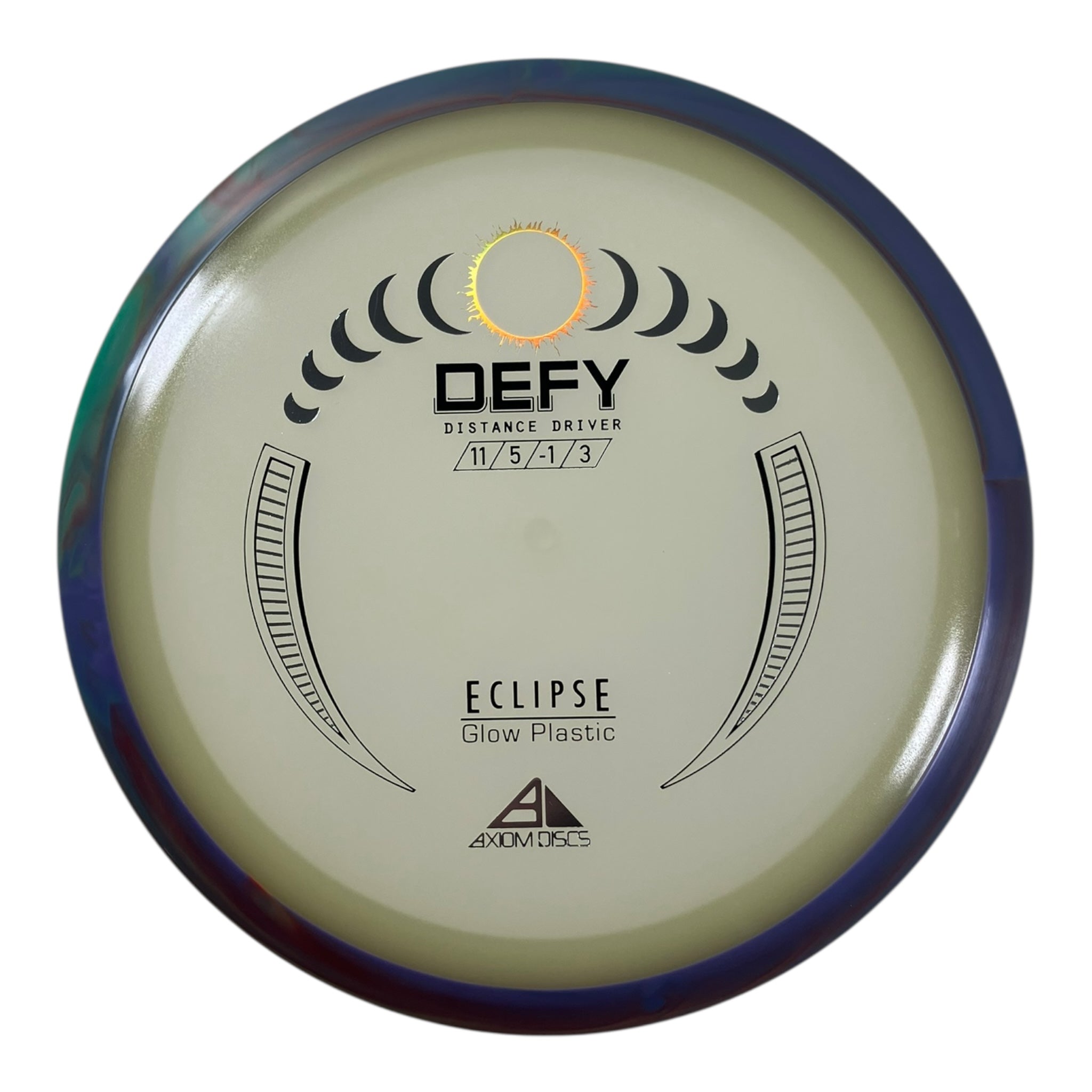 Axiom Discs Defy | Eclipse | Glow/Purple 168g Disc Golf