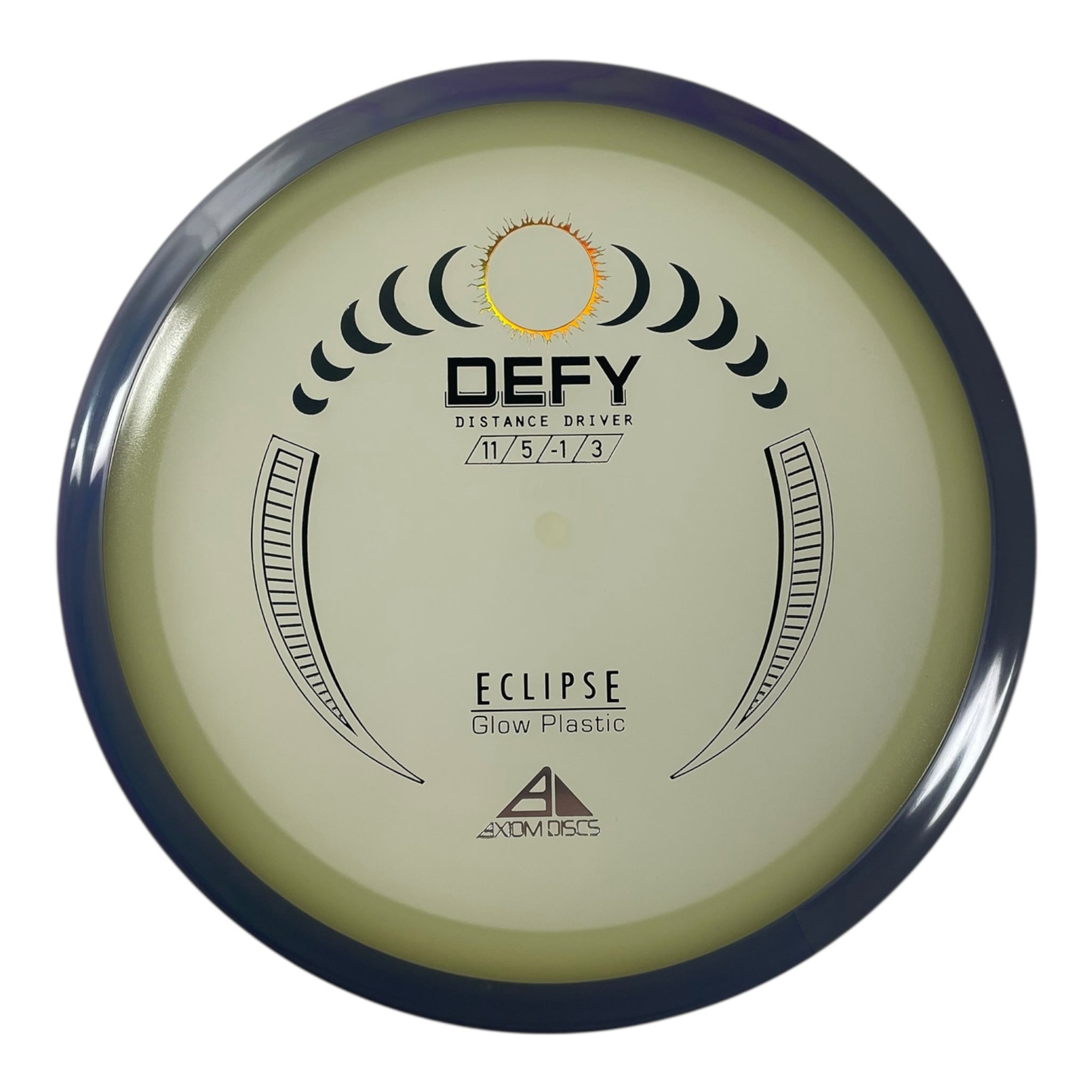 Axiom Discs Defy | Eclipse | Glow/Purple 174g Disc Golf