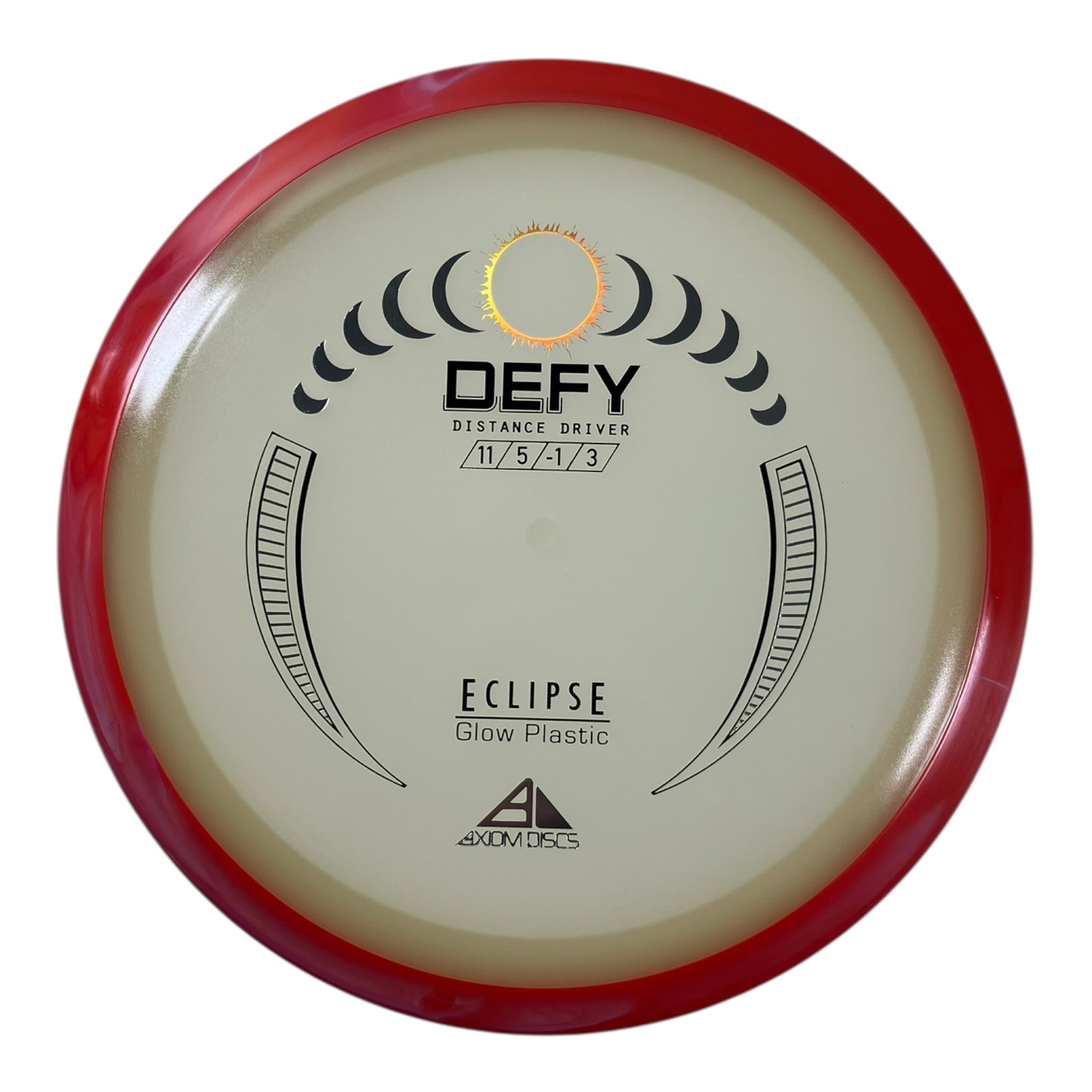 Axiom Discs Defy | Eclipse | Glow/Red 166g Disc Golf