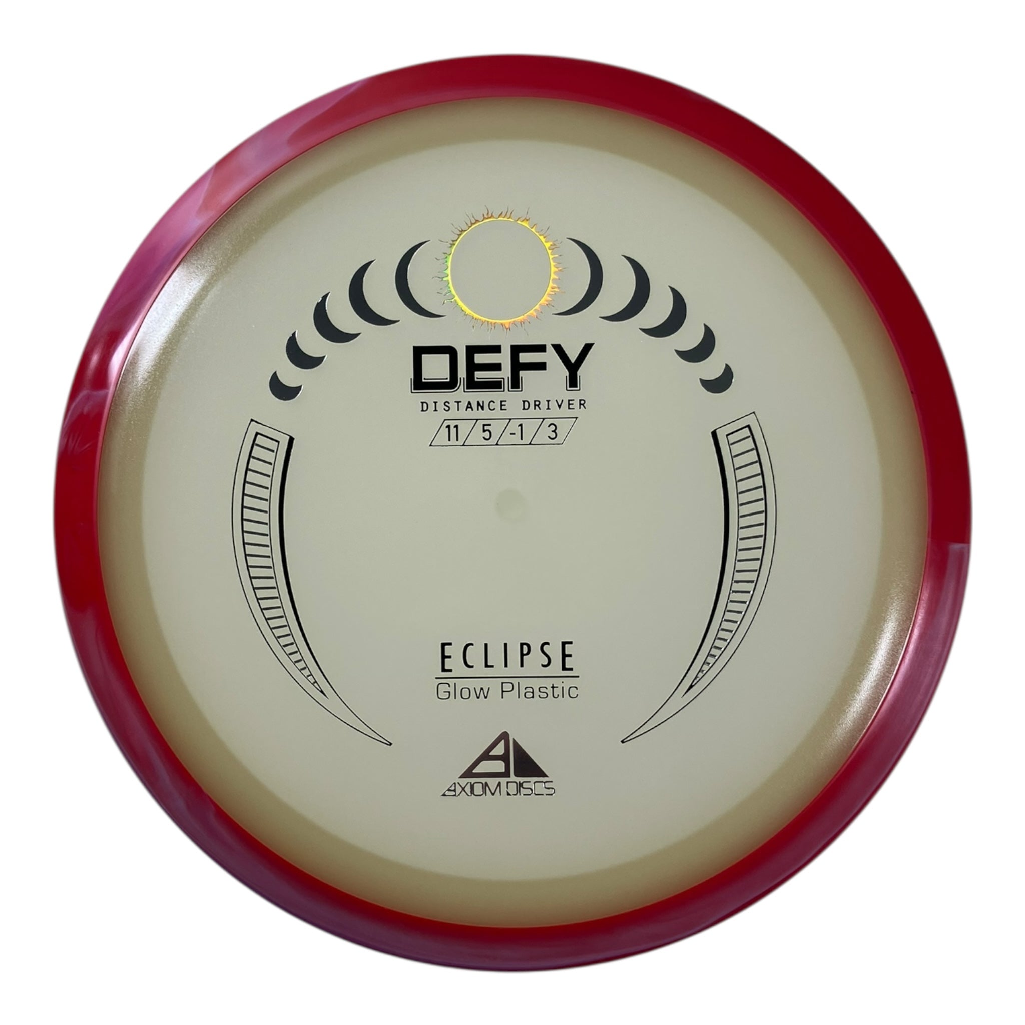 Axiom Discs Defy | Eclipse | Glow/Red 174g Disc Golf