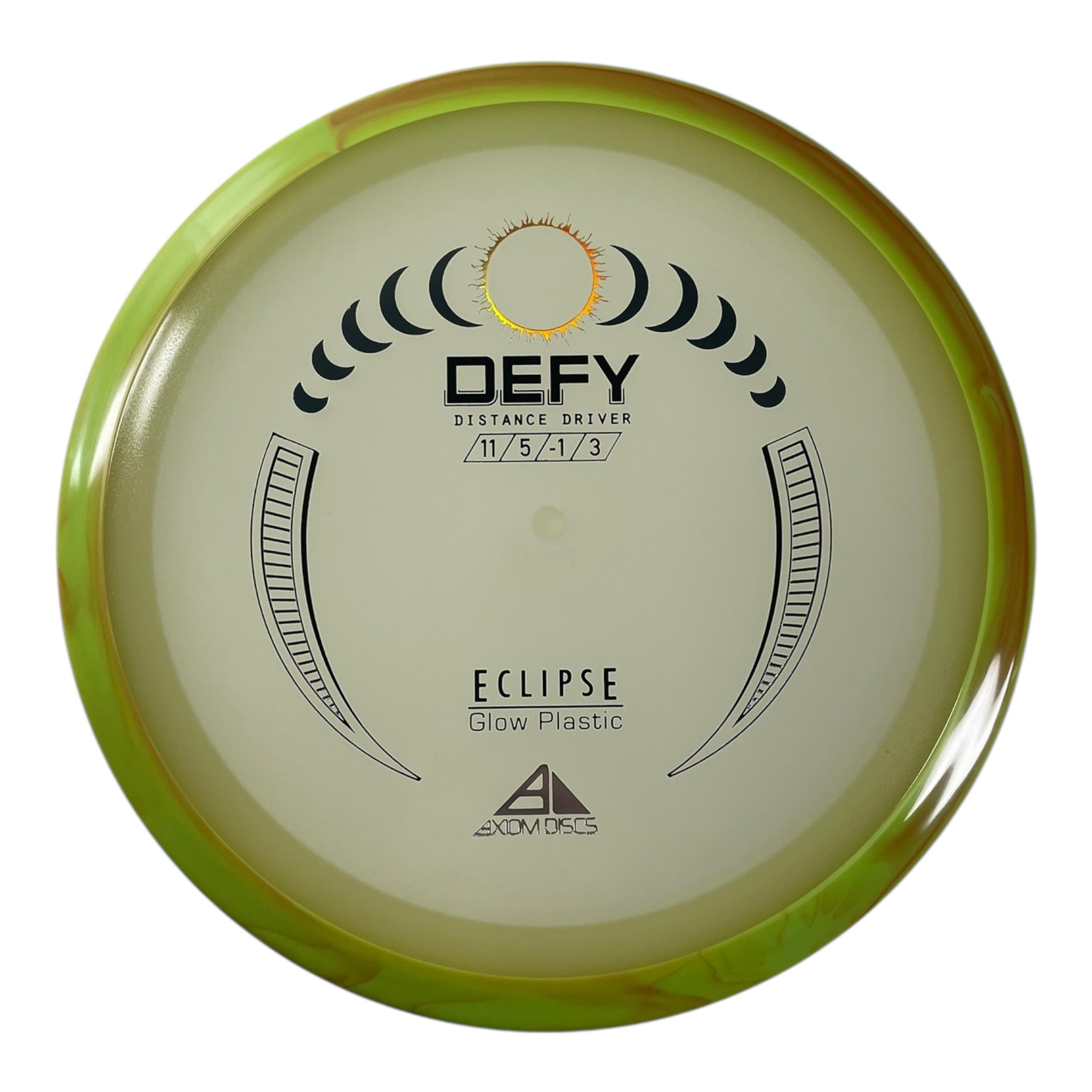 Axiom Discs Defy | Eclipse | Glow/Yellow 174g Disc Golf