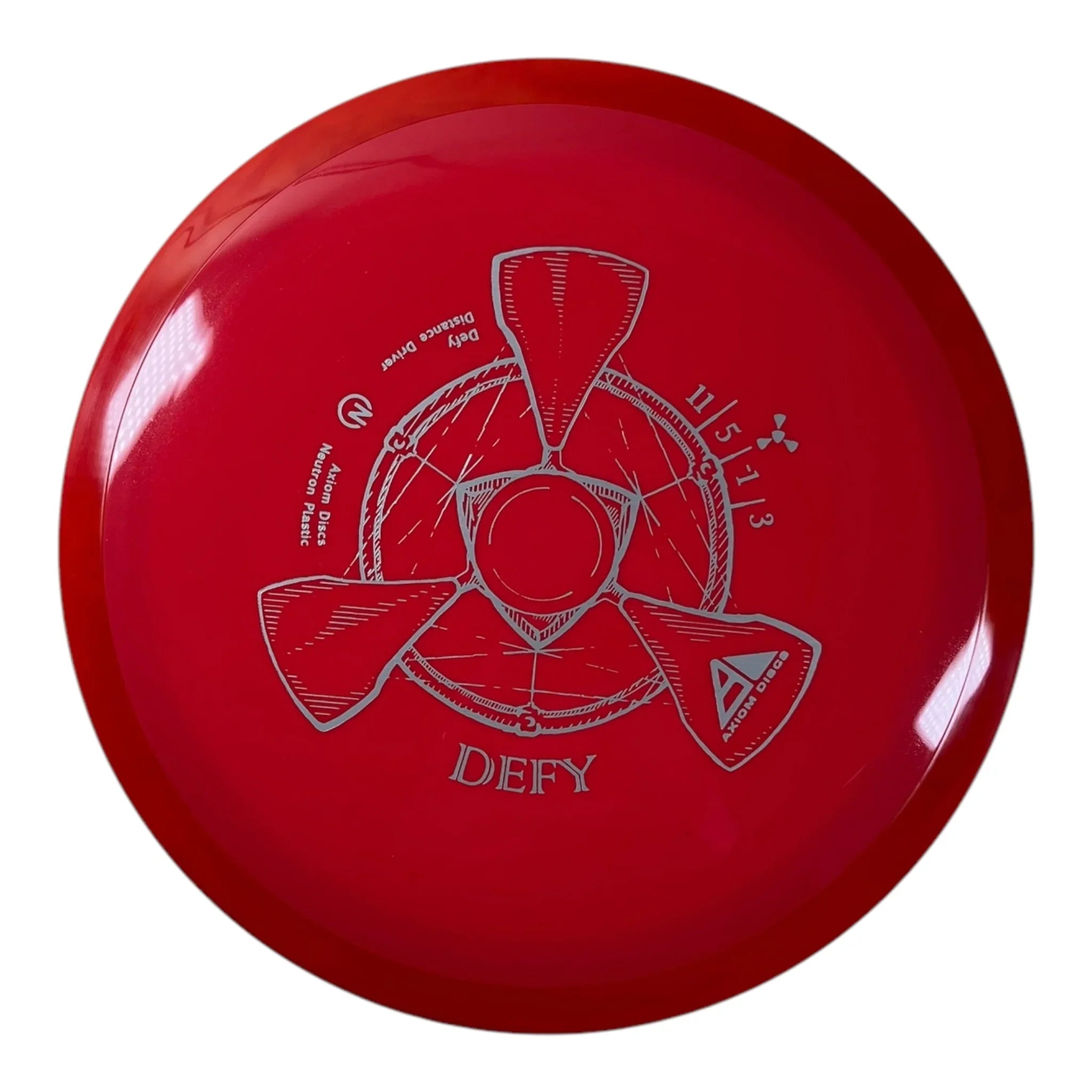 Axiom Discs Defy | Neutron | Red/Red 160g Disc Golf