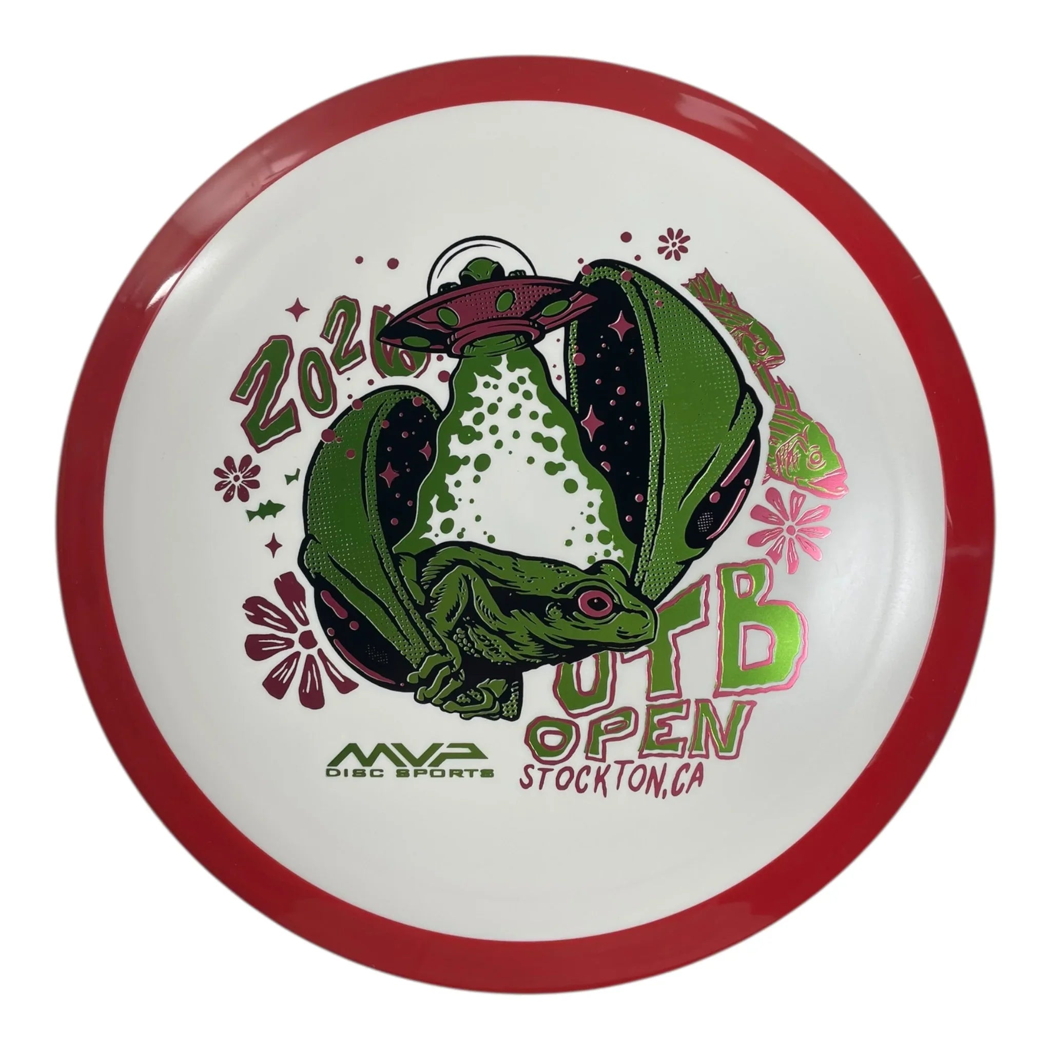 Axiom Discs Delirium | Fission | White/Red 174g (OTB Open 2026) Disc Golf