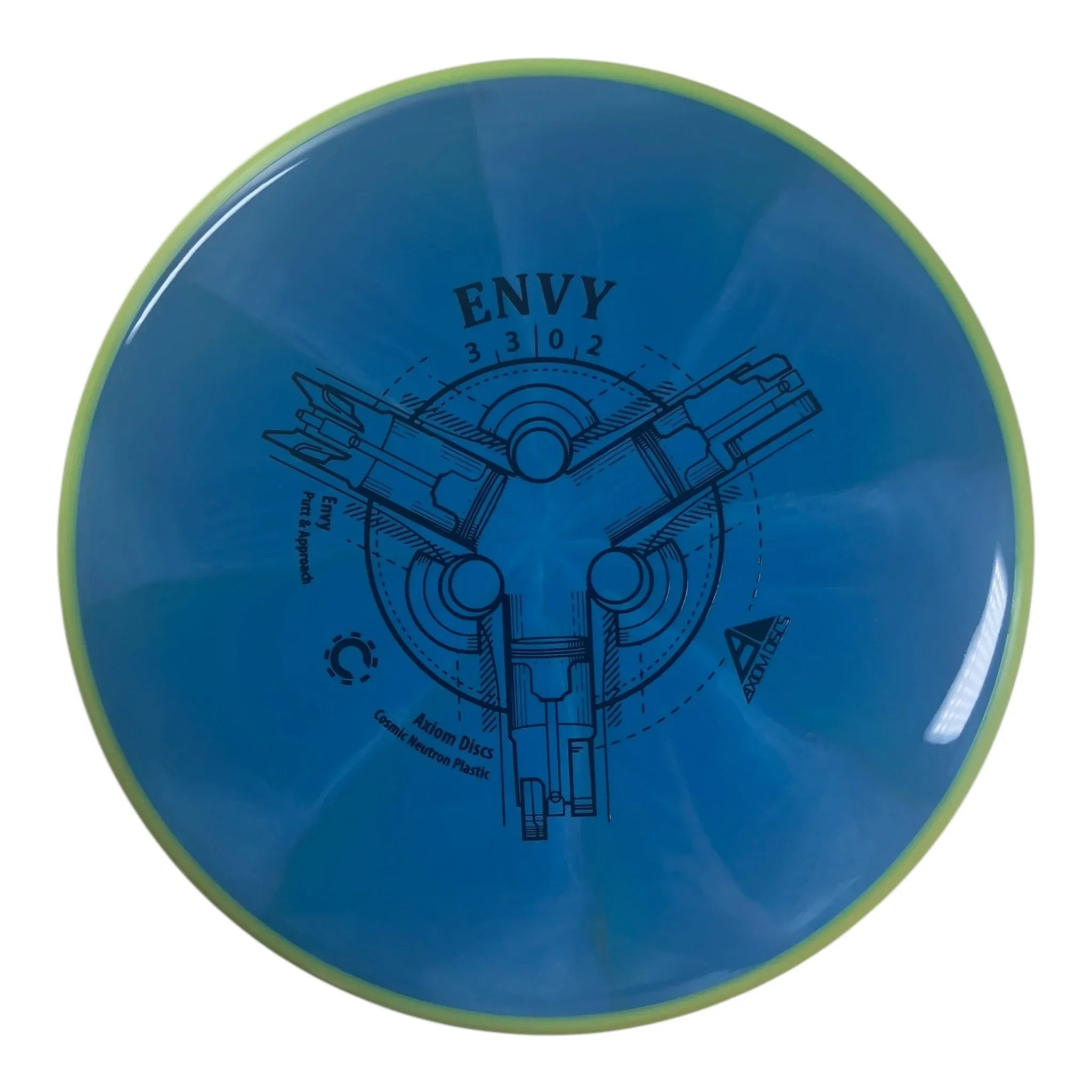 Axiom Discs Envy | Cosmic Neutron | Blue/Green 166g Disc Golf