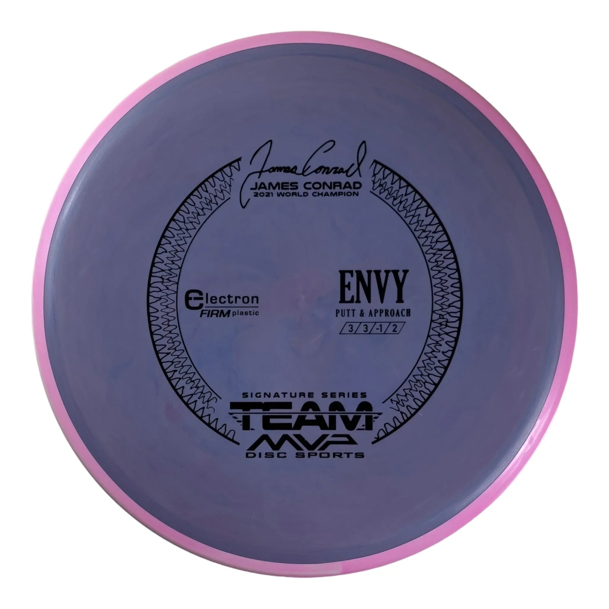 Axiom Discs Envy | Electron Firm | Grey/Pink 175g (James Conrad) Disc Golf