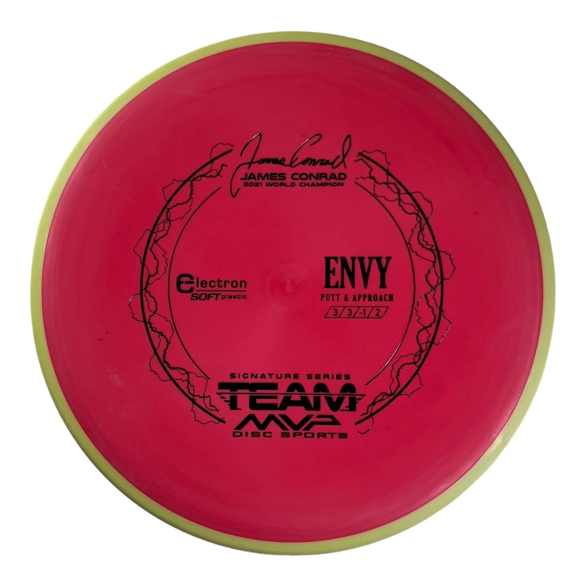Axiom Discs Envy | Electron Soft | Red/Yellow 173g (James Conrad) Disc Golf