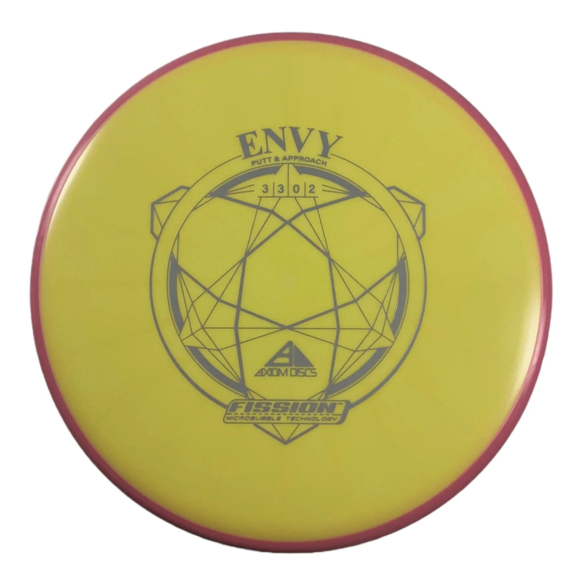 Axiom Discs Envy | Fission | Yellow/Pink 173g Disc Golf