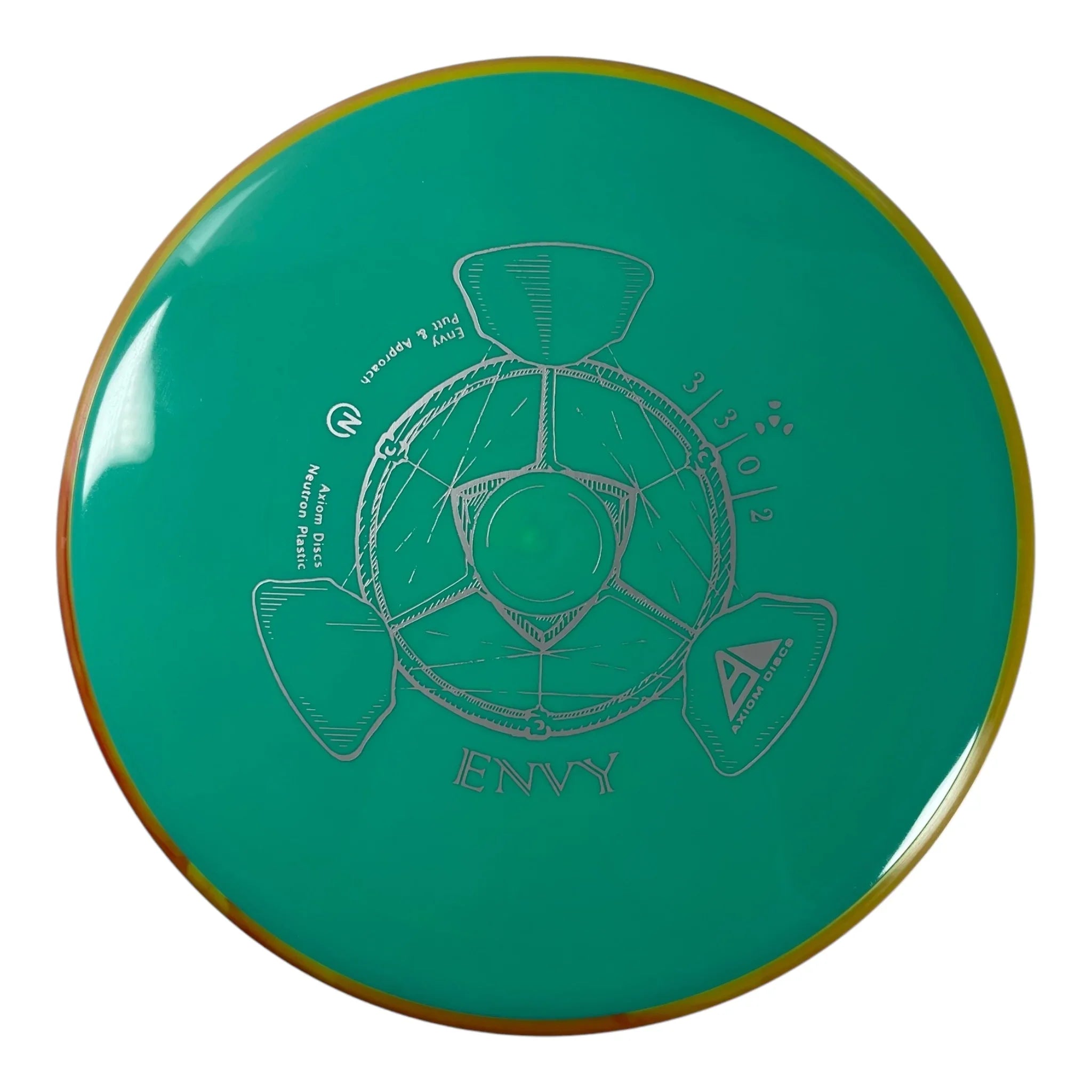 Axiom Discs Envy | Neutron | Green/Yellow 172g Disc Golf