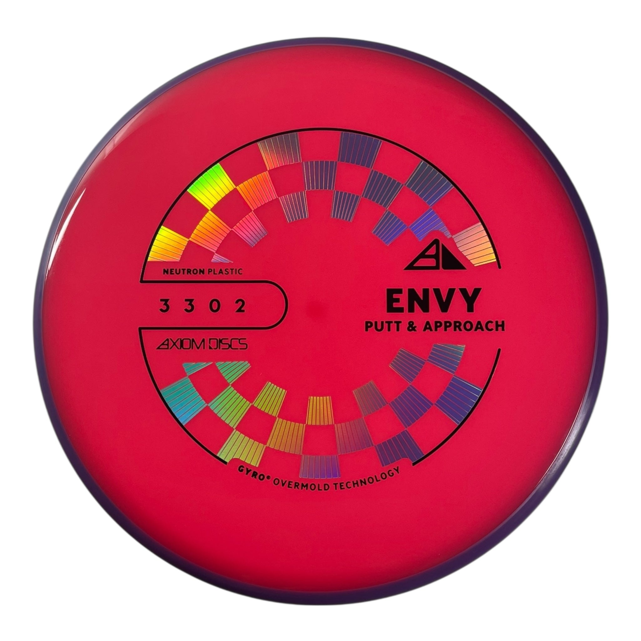 Axiom Discs Envy | Neutron | Pink/Purple 174g (Project Lab Coat) Disc Golf