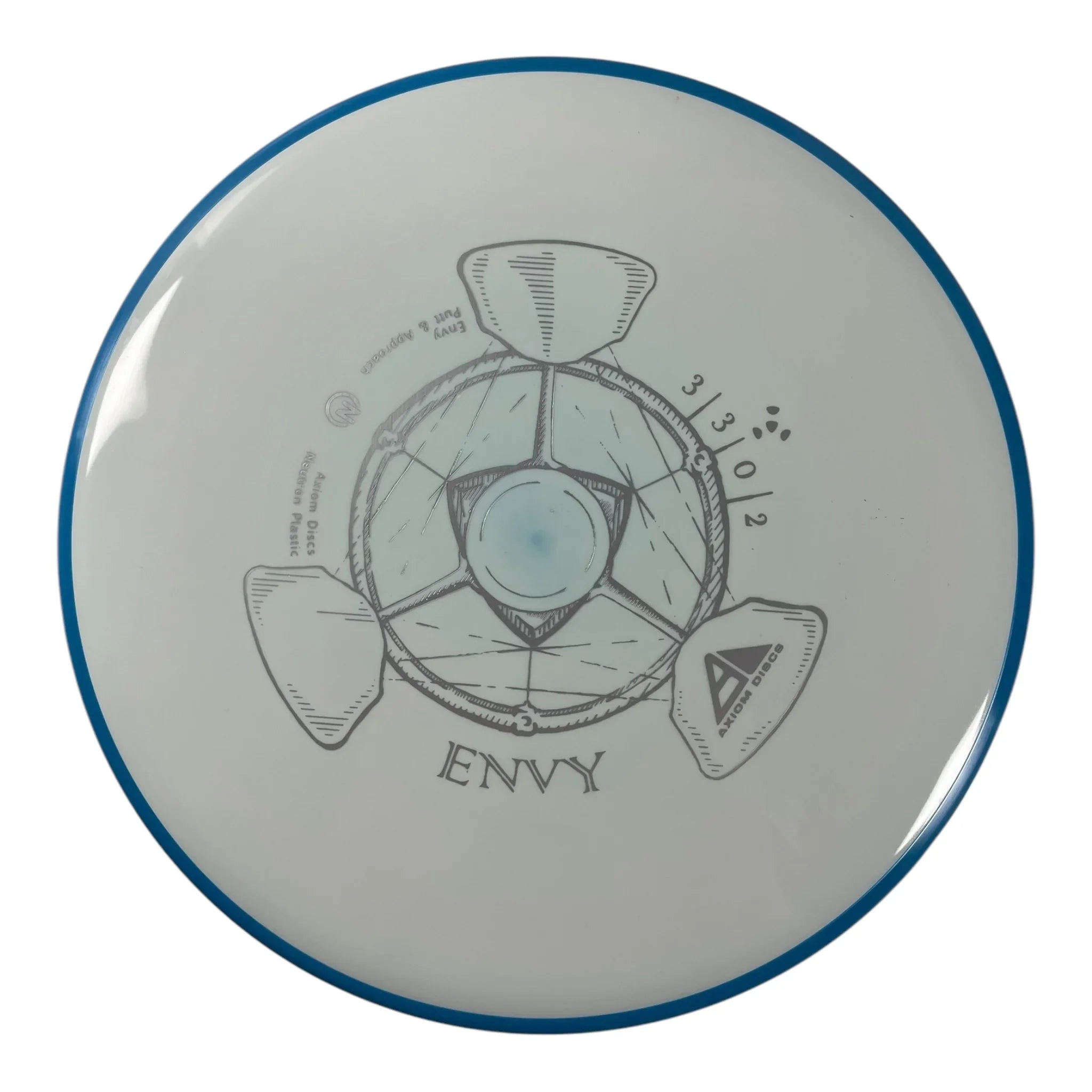 Axiom Discs Envy | Neutron | White/Blue 167g Disc Golf