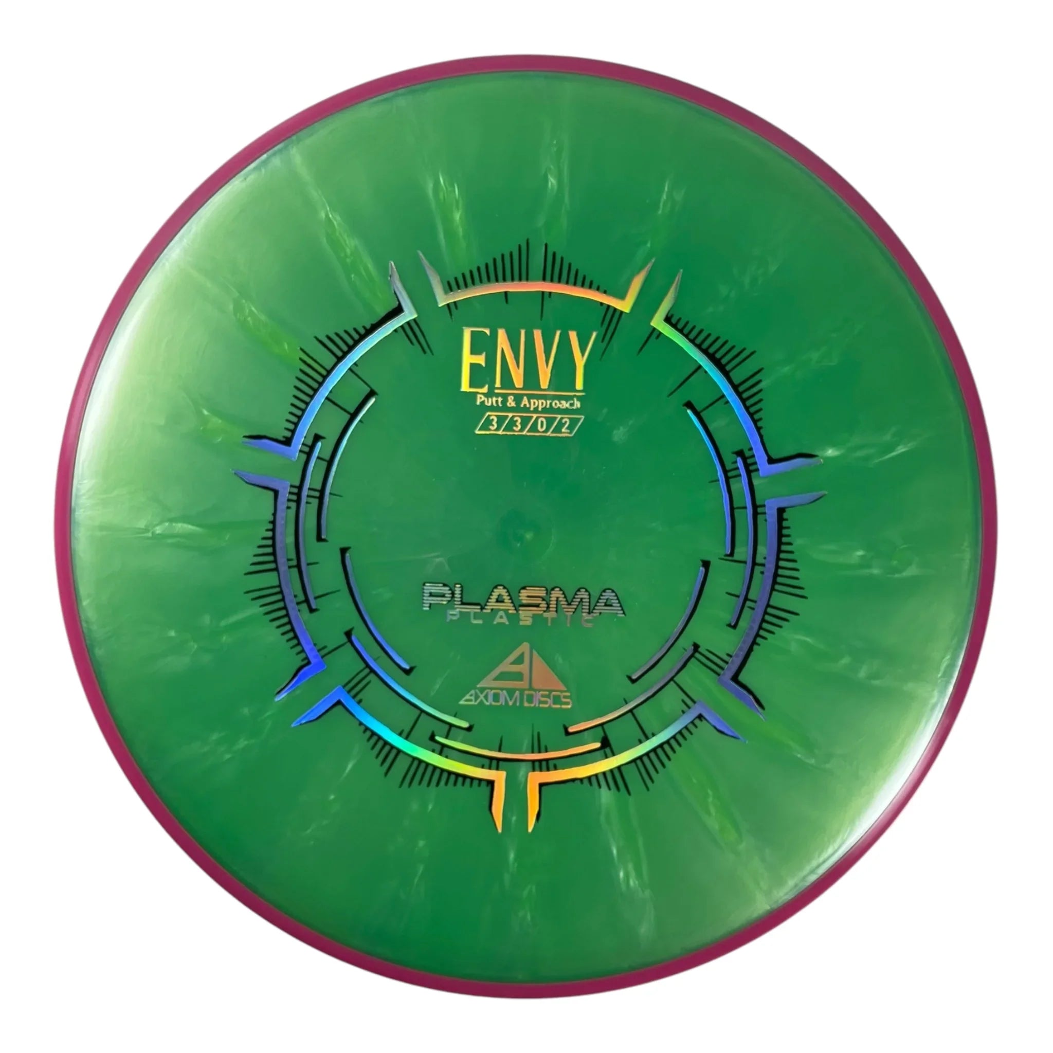 Axiom Discs Envy | Plasma | Green/Pink 171g Disc Golf