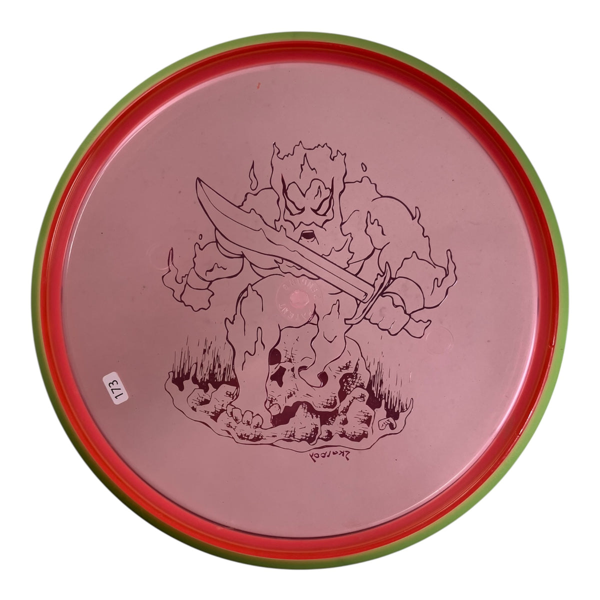 Axiom Discs Envy - Used Like New | Proton | Pink/Green (Patent Pending, Skullboy) Disc Golf