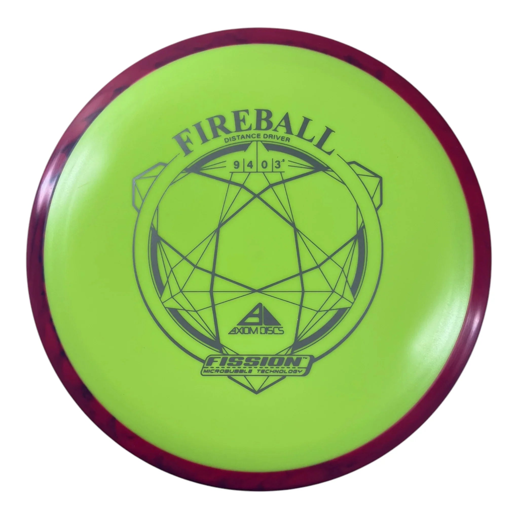 Axiom Discs Fireball | Fission | Green/Purple 173g Disc Golf
