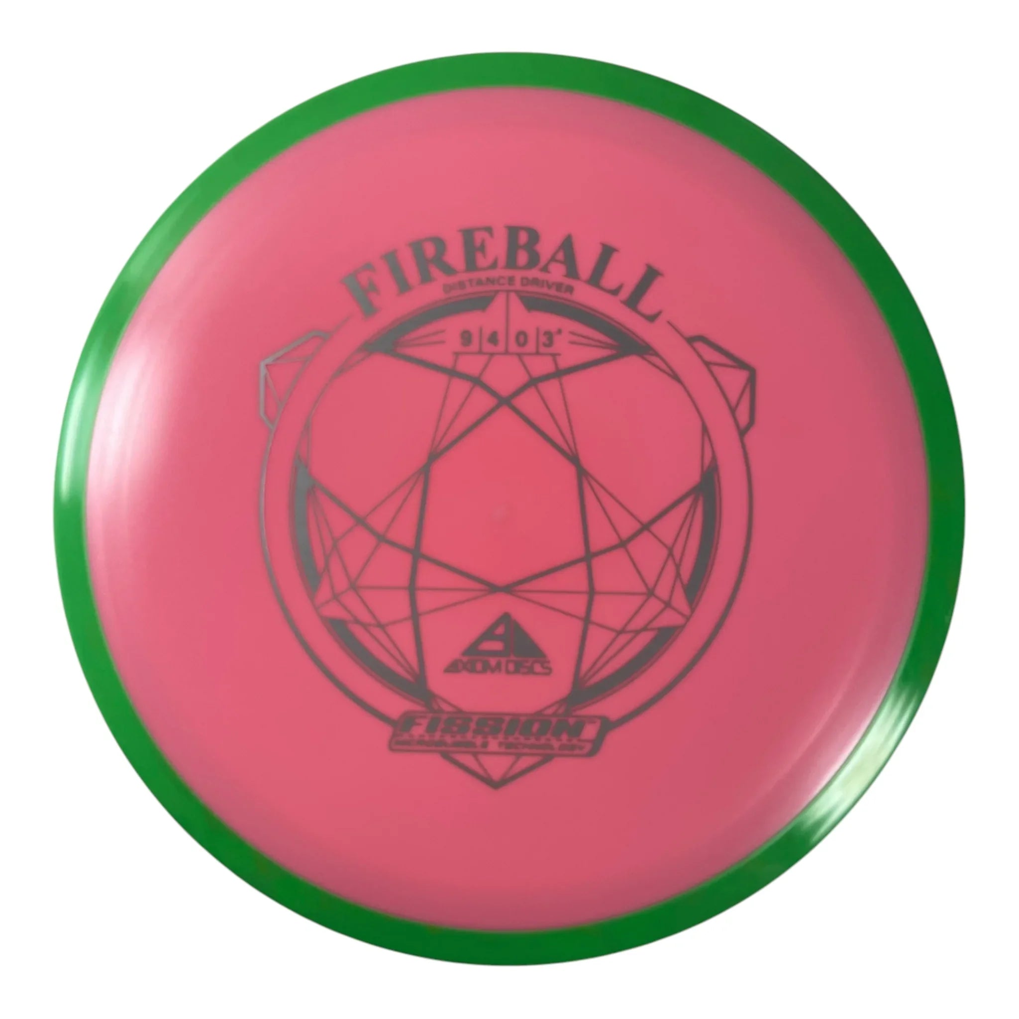 Axiom Discs Fireball | Fission | Pink/Green 168g Disc Golf