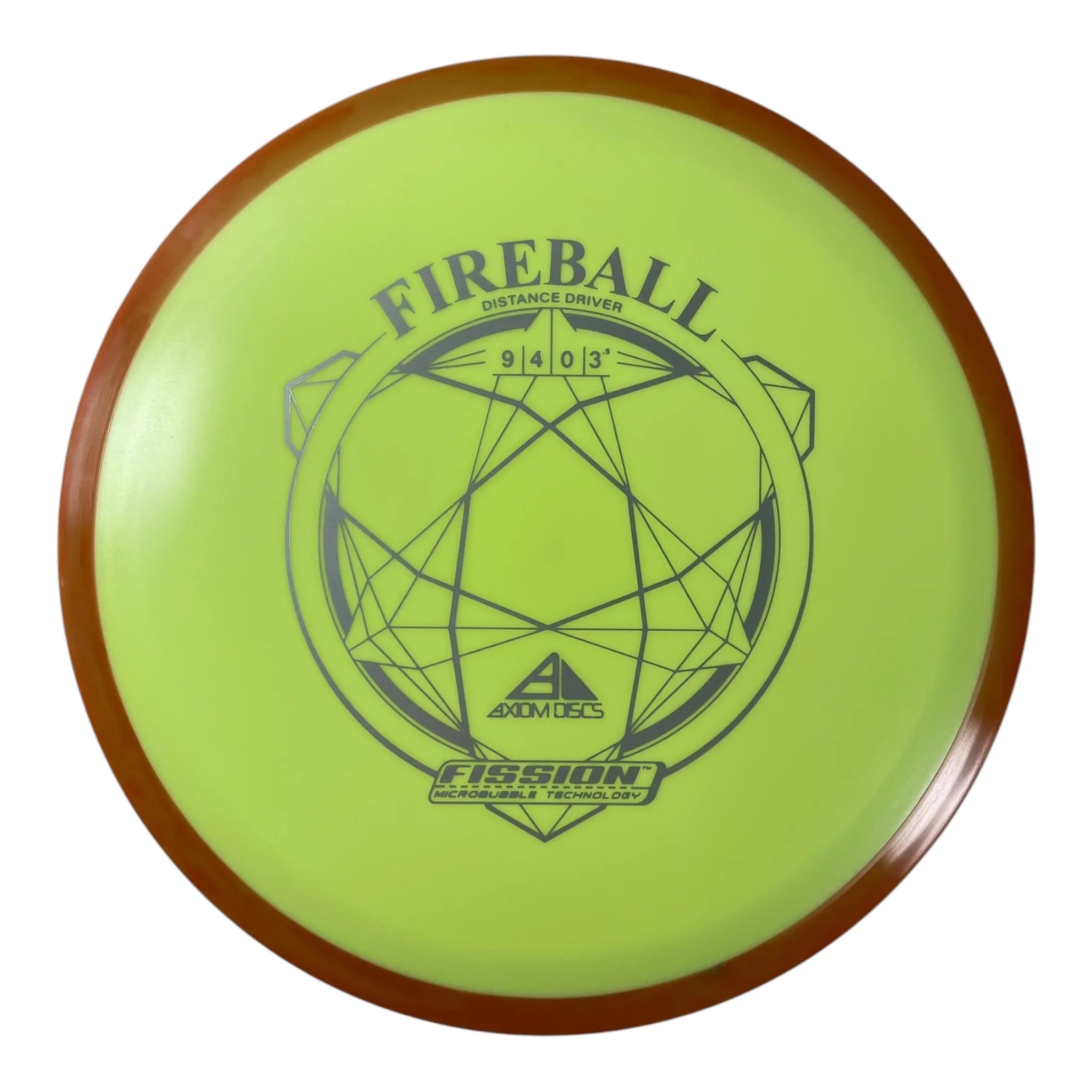 Axiom Discs Fireball | Fission | Yellow/Orange 156-164g Disc Golf
