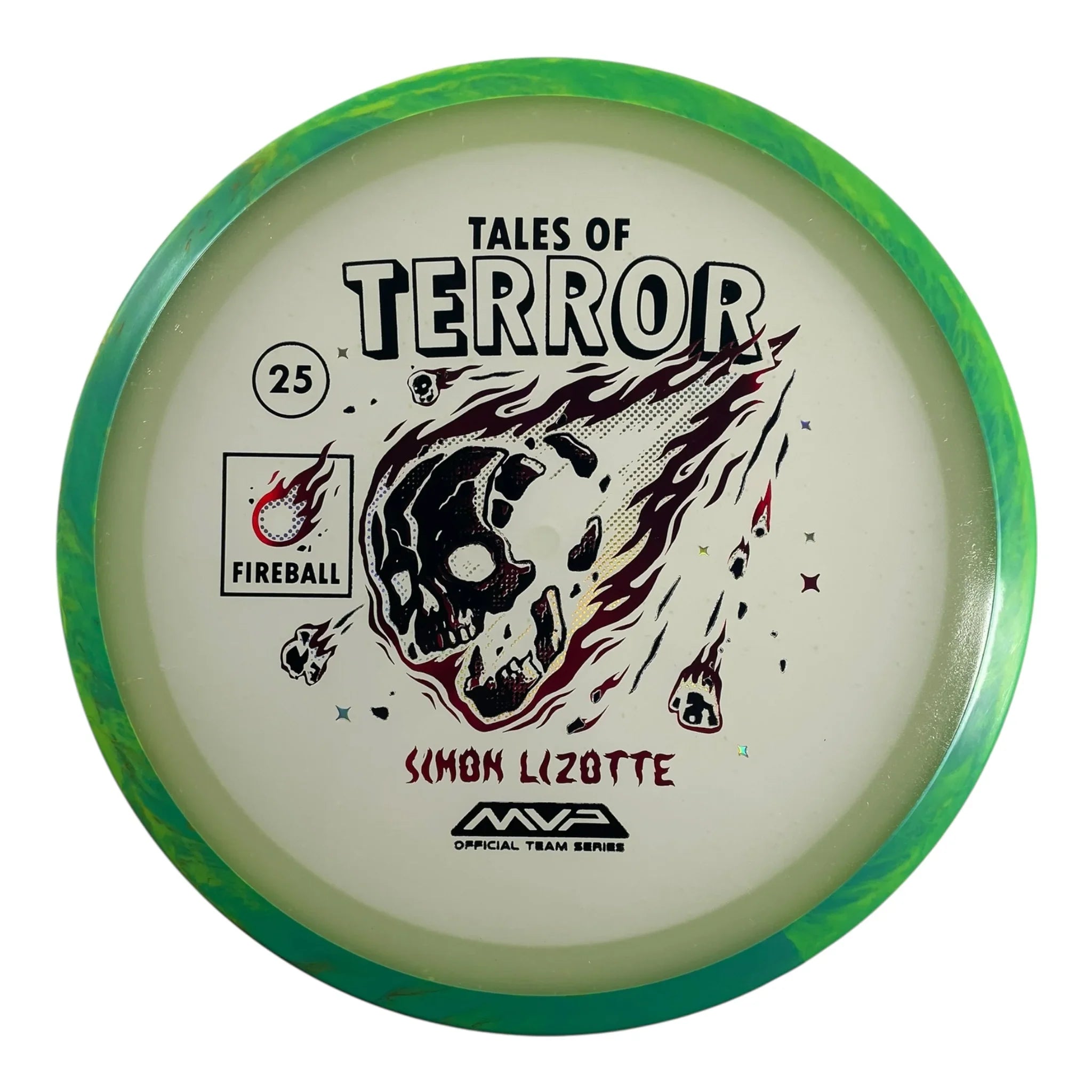 Axiom Discs Fireball | Particle Glow Eclipse | Green/Black/Red 174g (Simon Lizotte Halloween 2025) Disc Golf