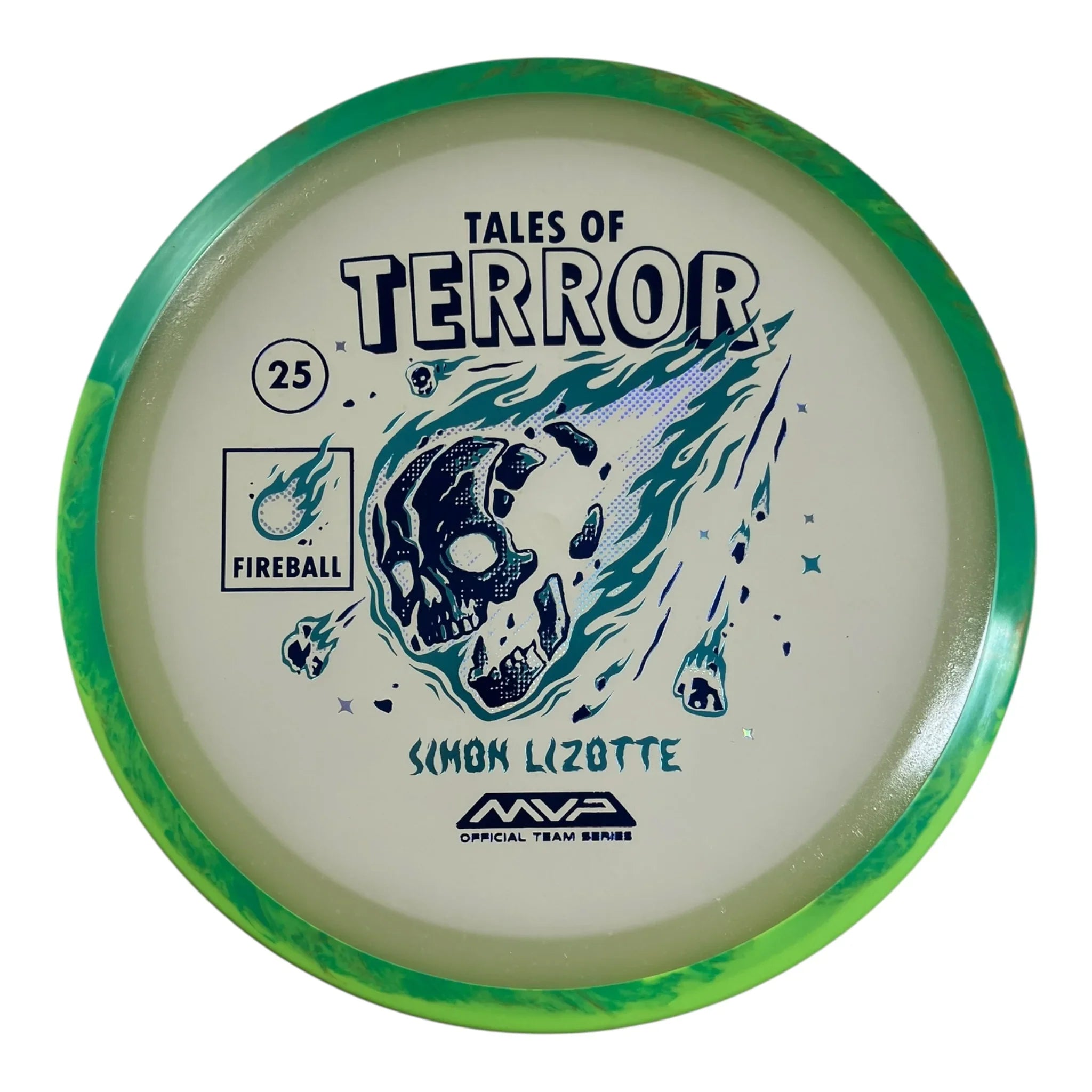 Axiom Discs Fireball | Particle Glow Eclipse | Green/Blue 175g (Simon Lizotte Halloween 2025) Disc Golf