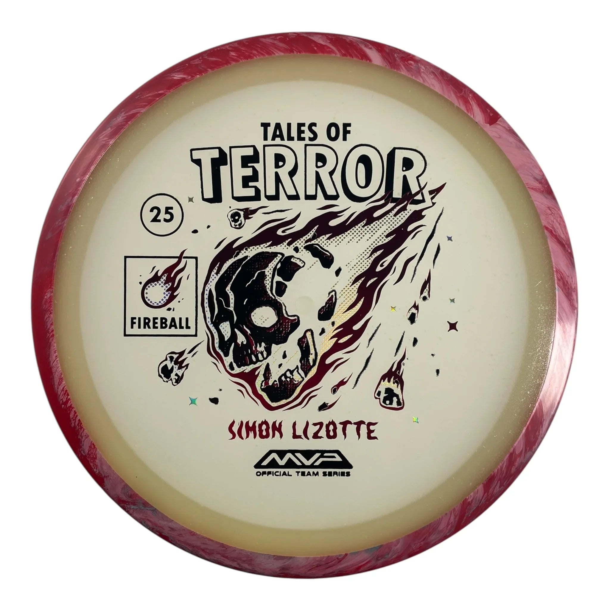 Axiom Discs Fireball | Particle Glow Eclipse | Red/Red 174g (Simon Lizotte Halloween 2025) Disc Golf