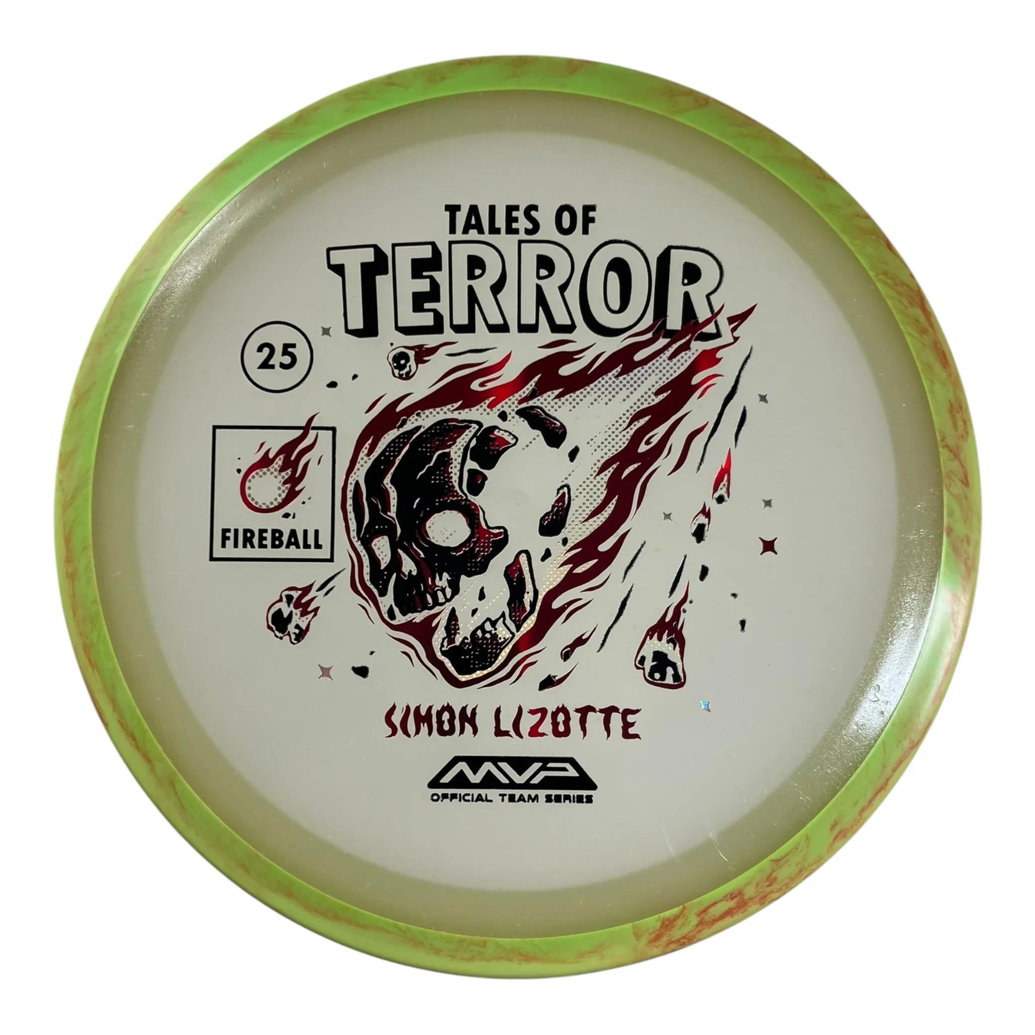 Axiom Discs Fireball | Particle Glow Eclipse | Yellow/Red 174g (Simon Lizotte Halloween 2025) Disc Golf